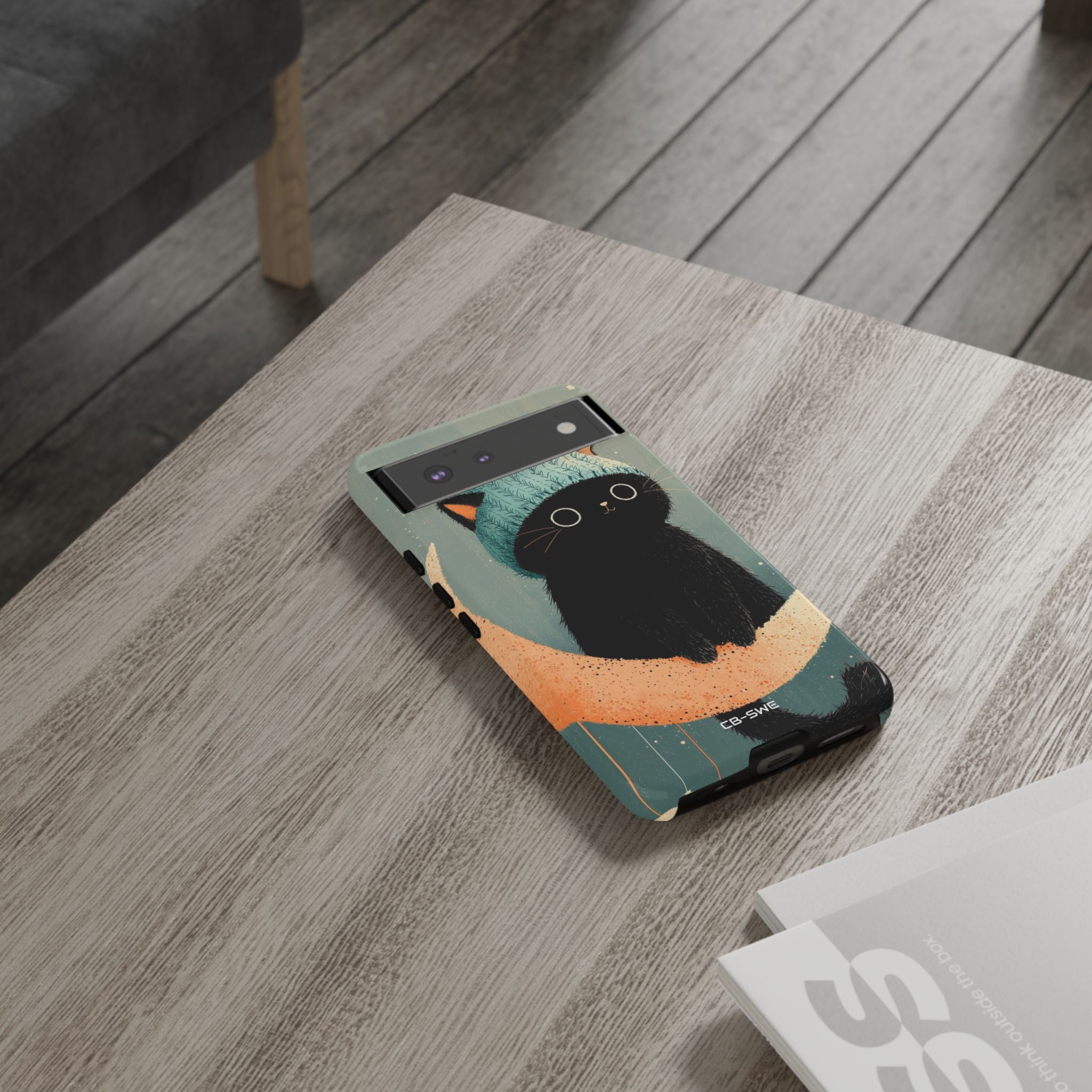 Cat Sits Dreaming - Google Pixel Case