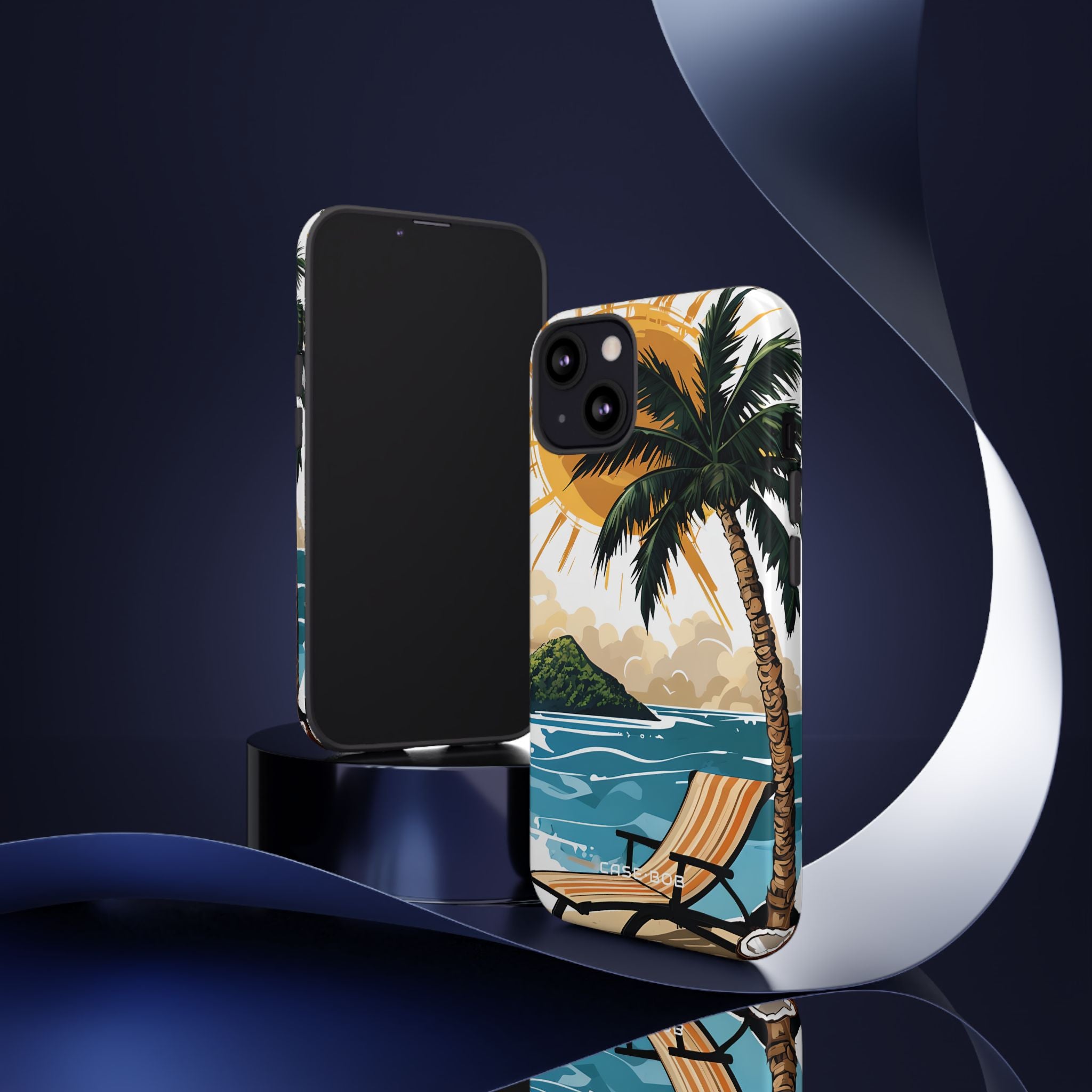 Sunny Palm Breeze iPhone 13 Case - Tough