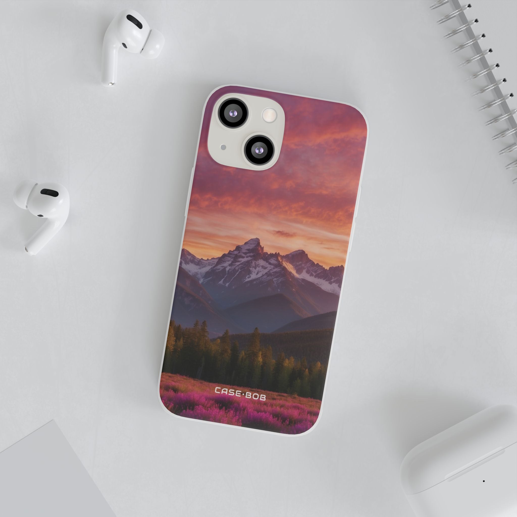 Snowcap Bloom iPhone 13 mini Case - Soft