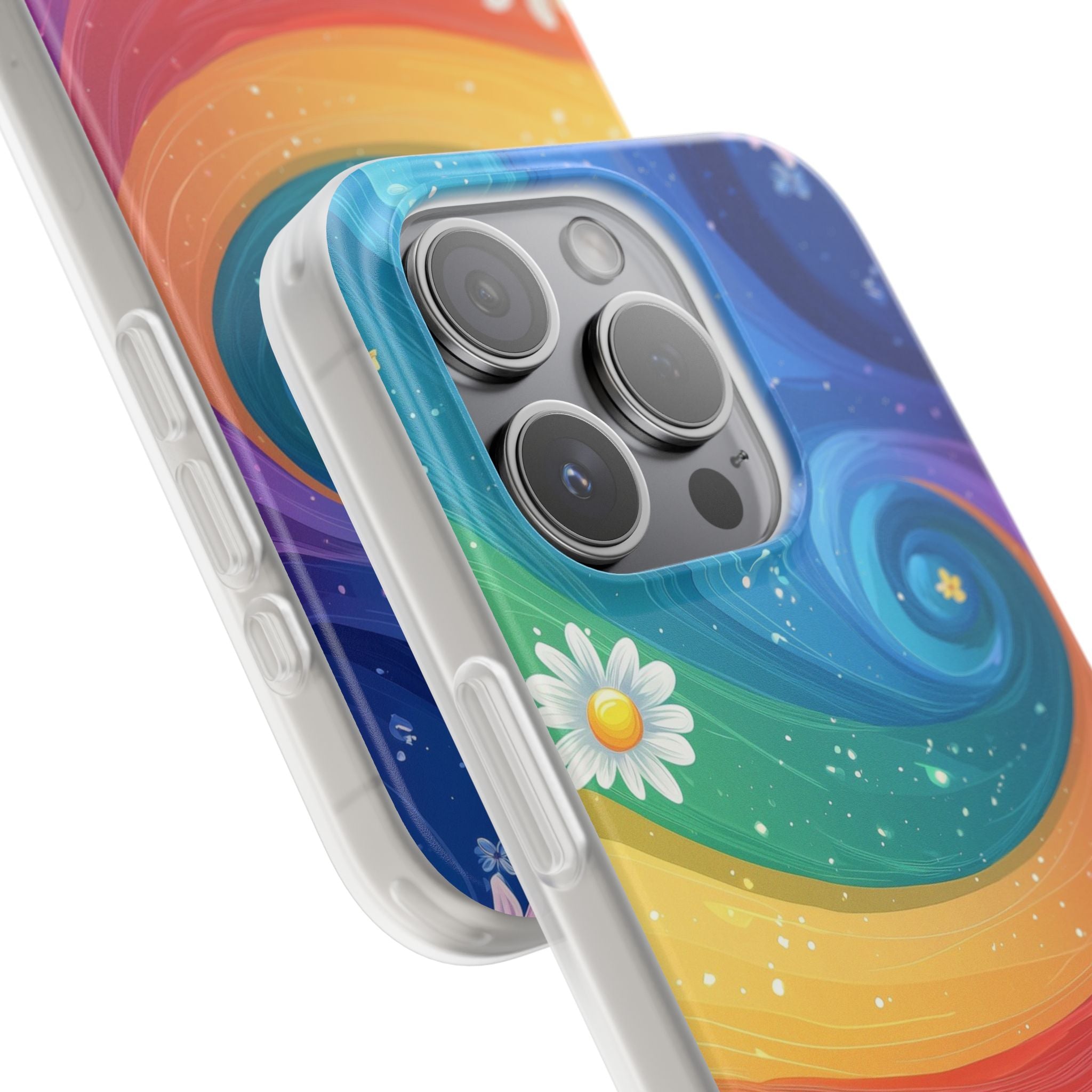 Vortex Bloom iPhone 15 Pro Case - Soft