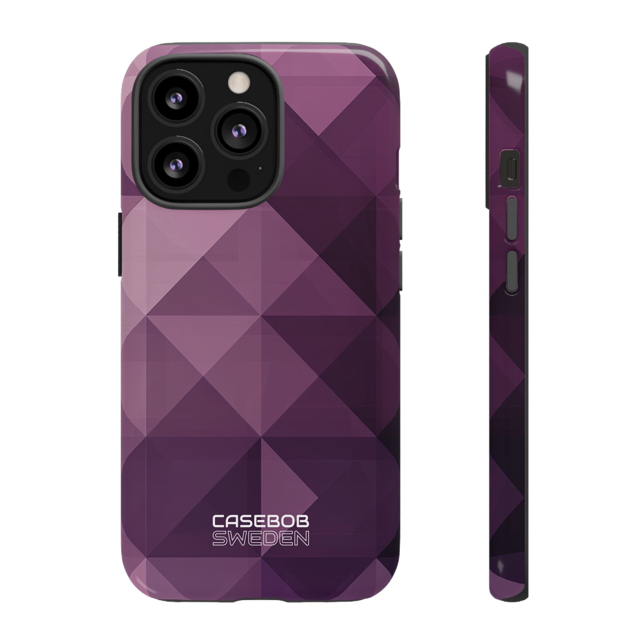 Purple Geometric Mosaic iPhone 13 - Tough