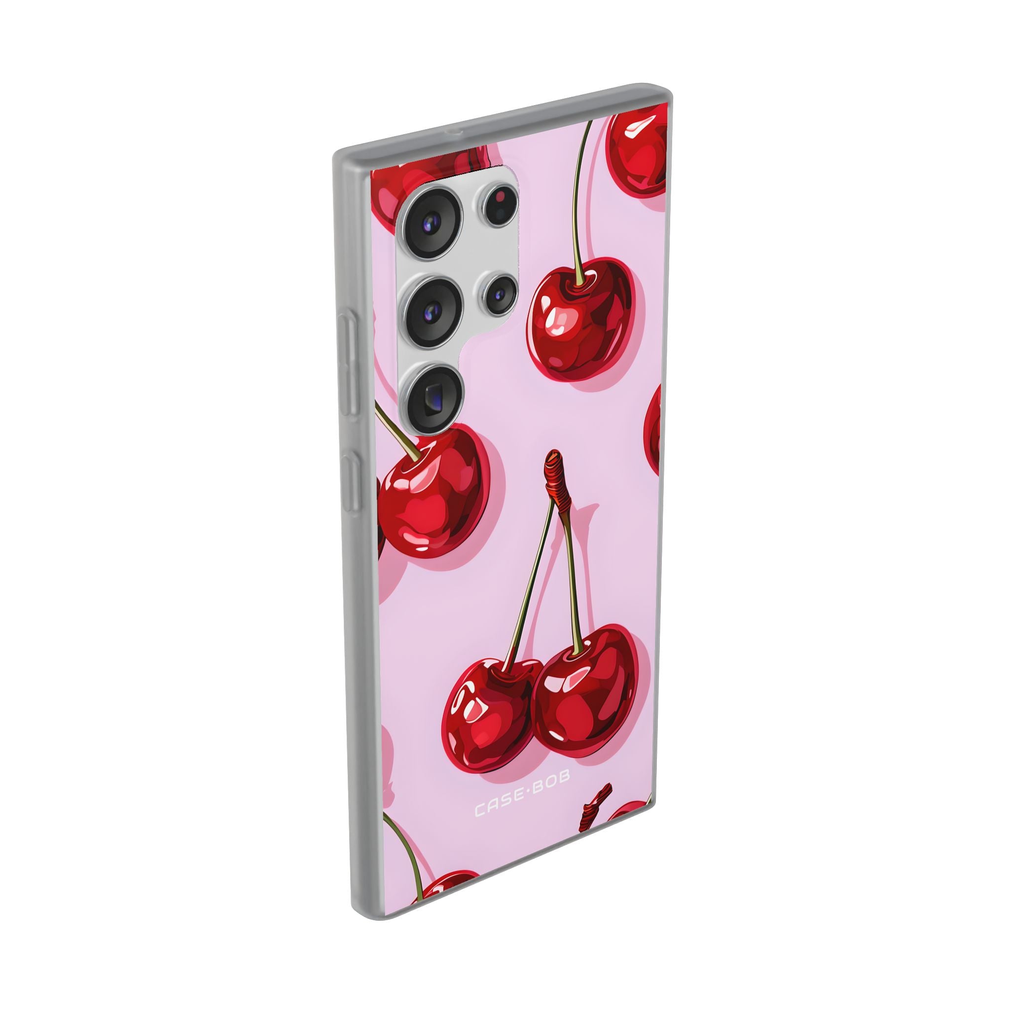 Glossy Cherry Burst Samsung S23 Ultra Case - Soft