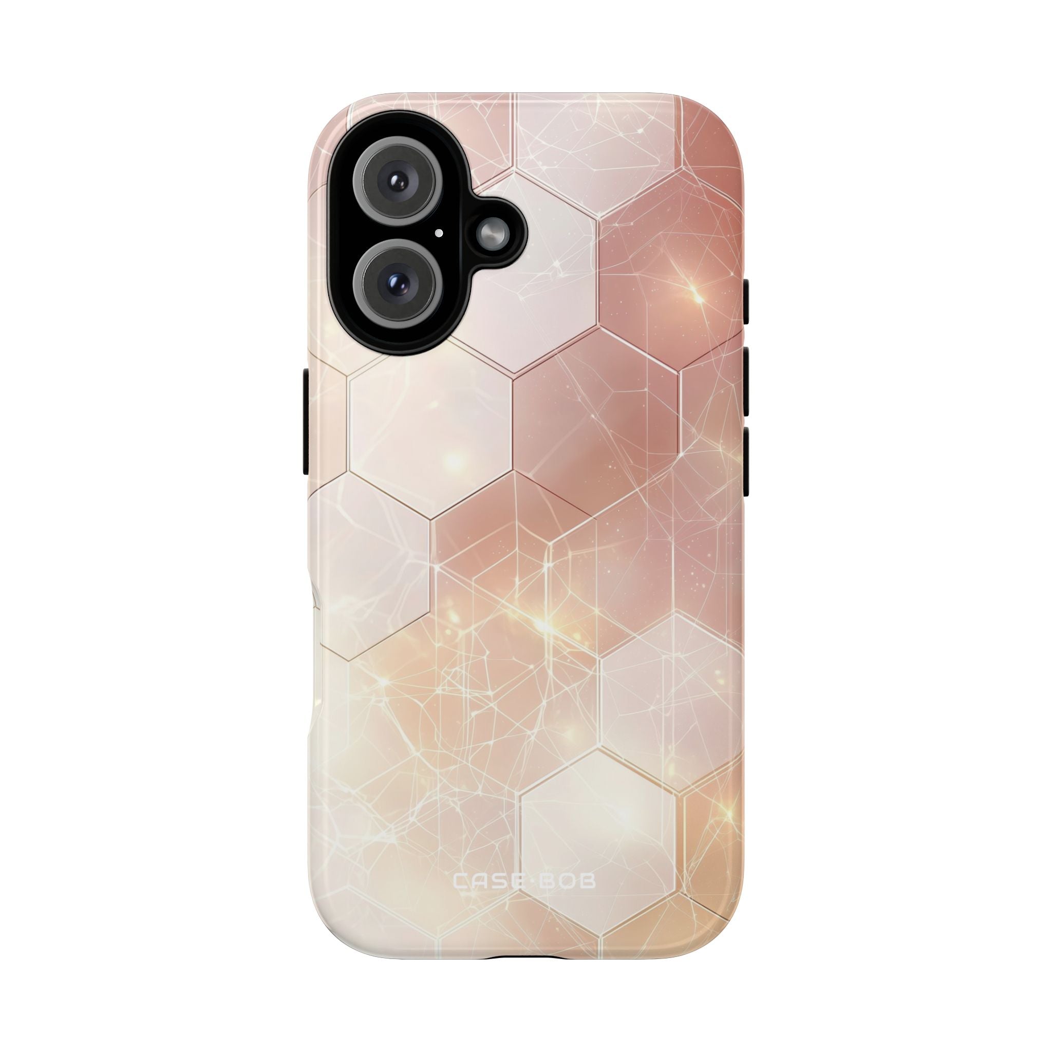 Honeycomb Glow iPhone 16 Pro Case - Tough