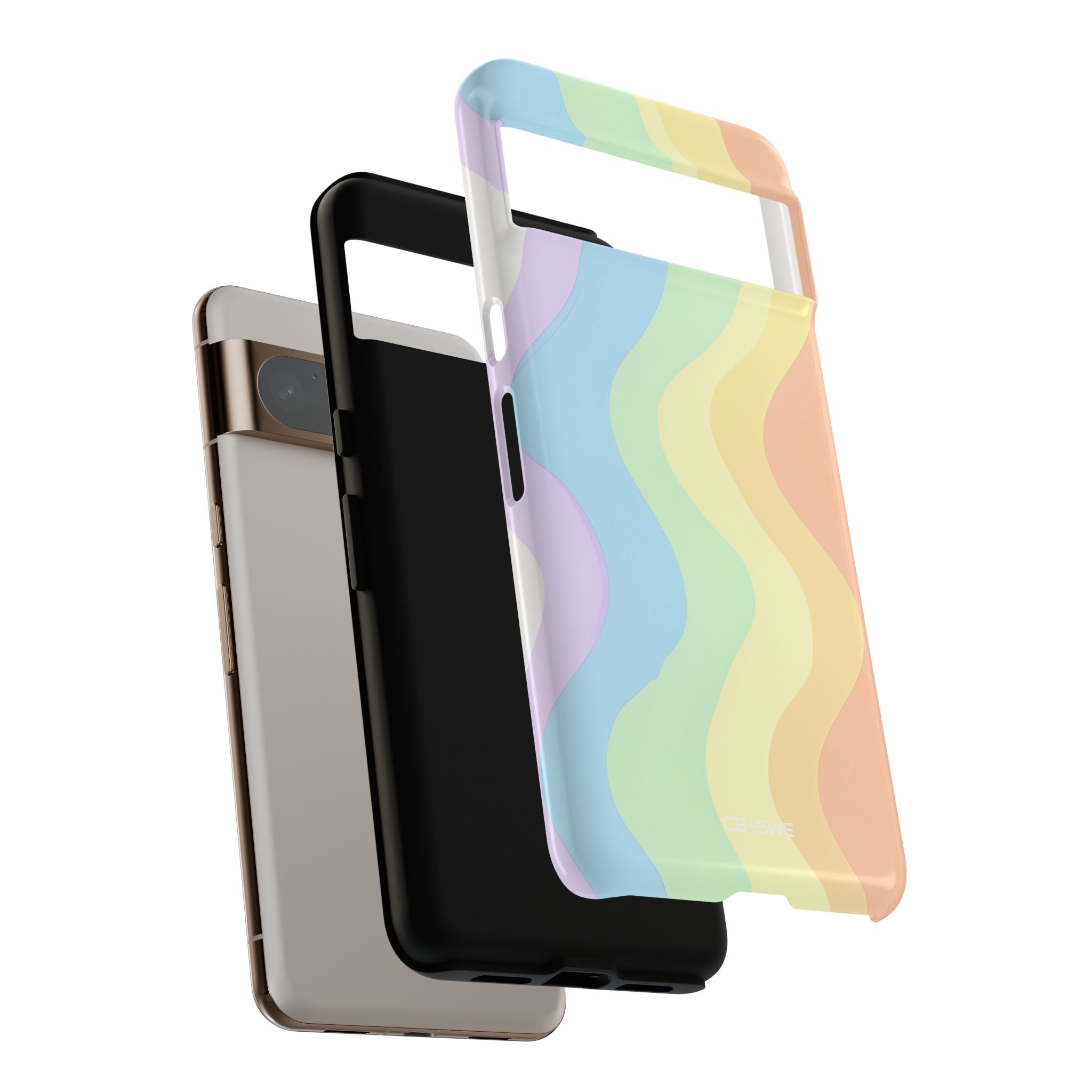Pastel Waves Flow - Google Pixel Case