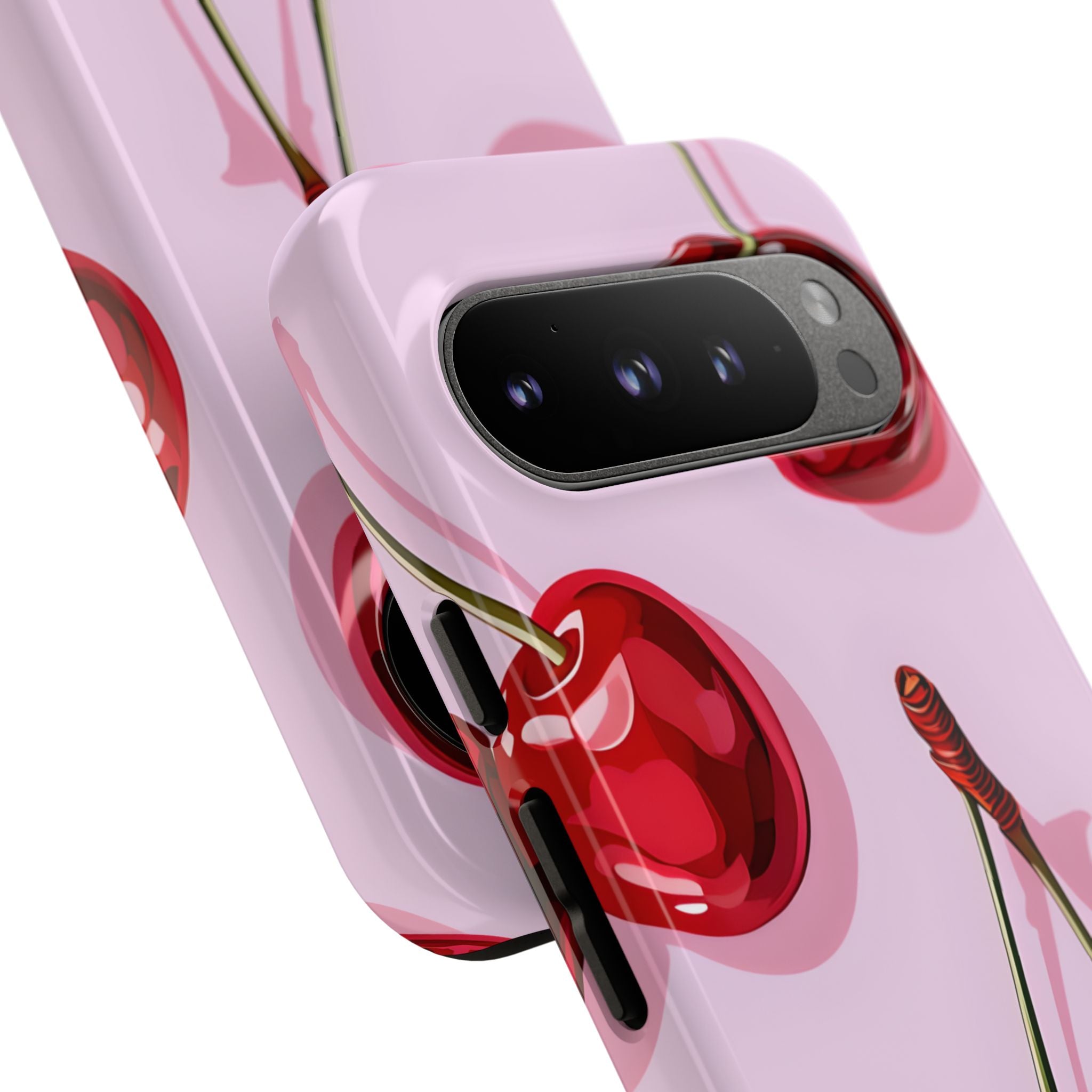 Glossy Cherry Burst Google Pixel 9 Pro Case - Tough