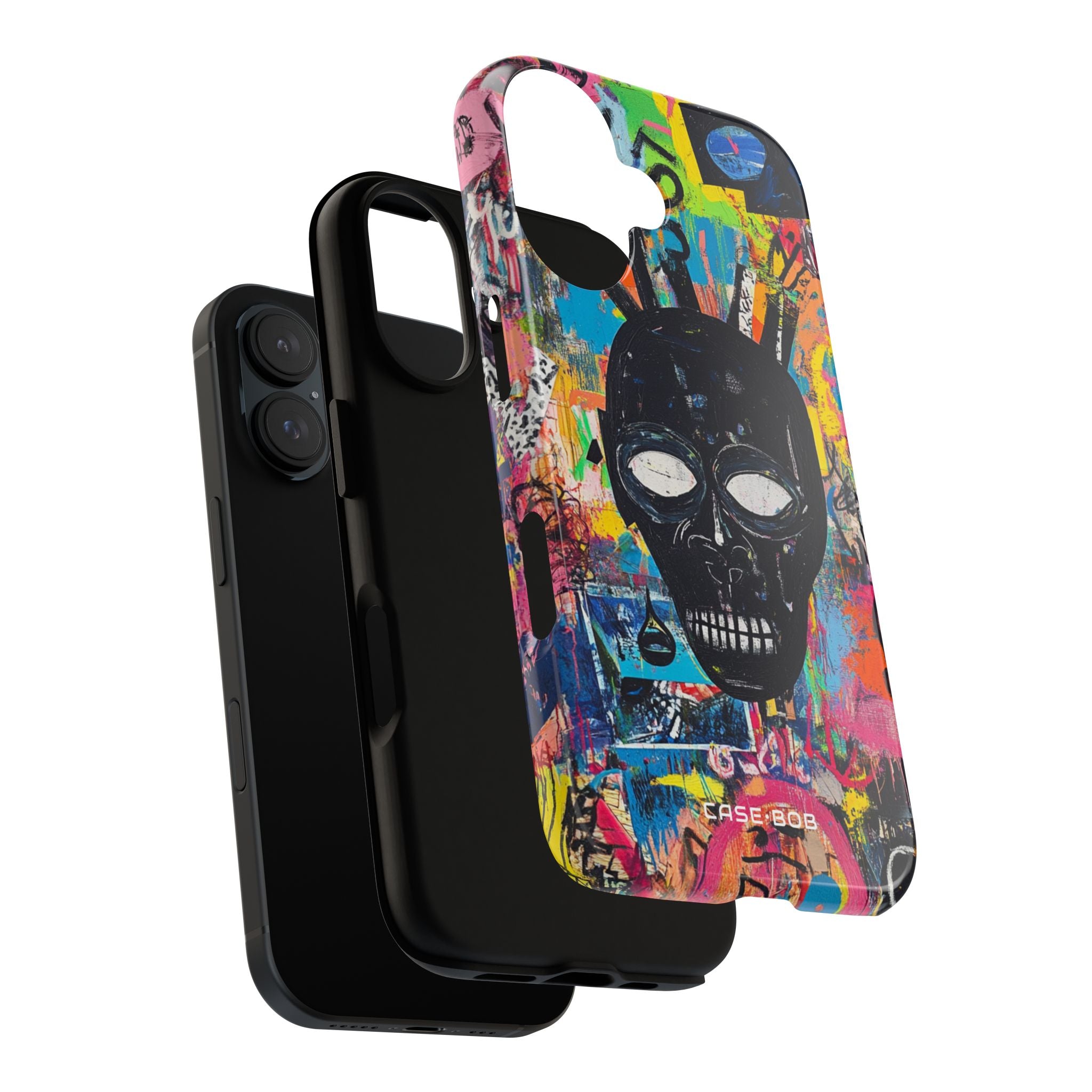 Skull Vortex iPhone 16 Plus Case - Tough