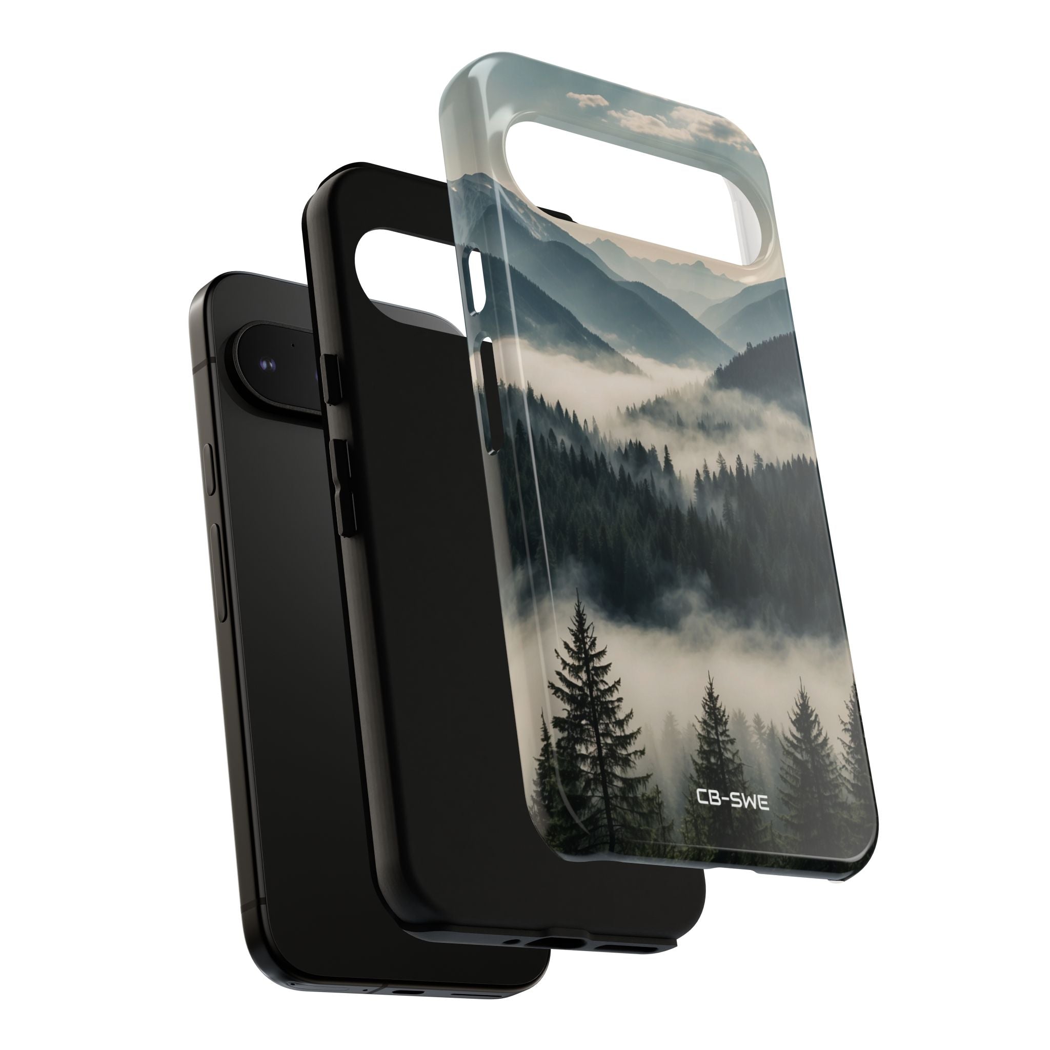 Misty Forest Embrace - Google Pixel Case