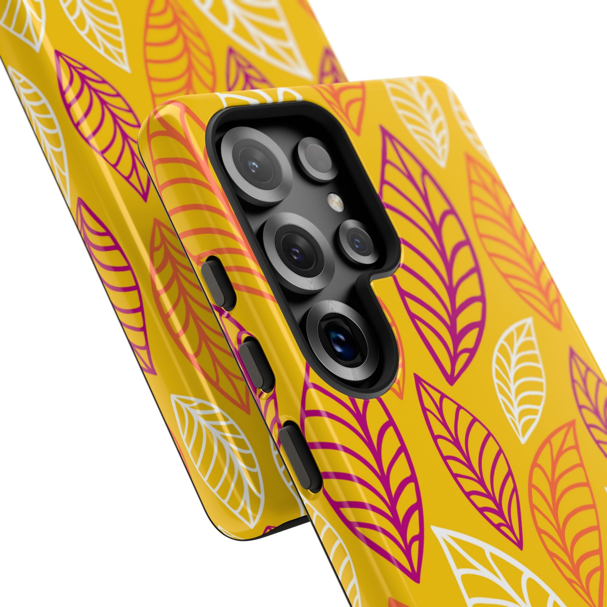 Vibrant Leaf Symphony - Samsung Case