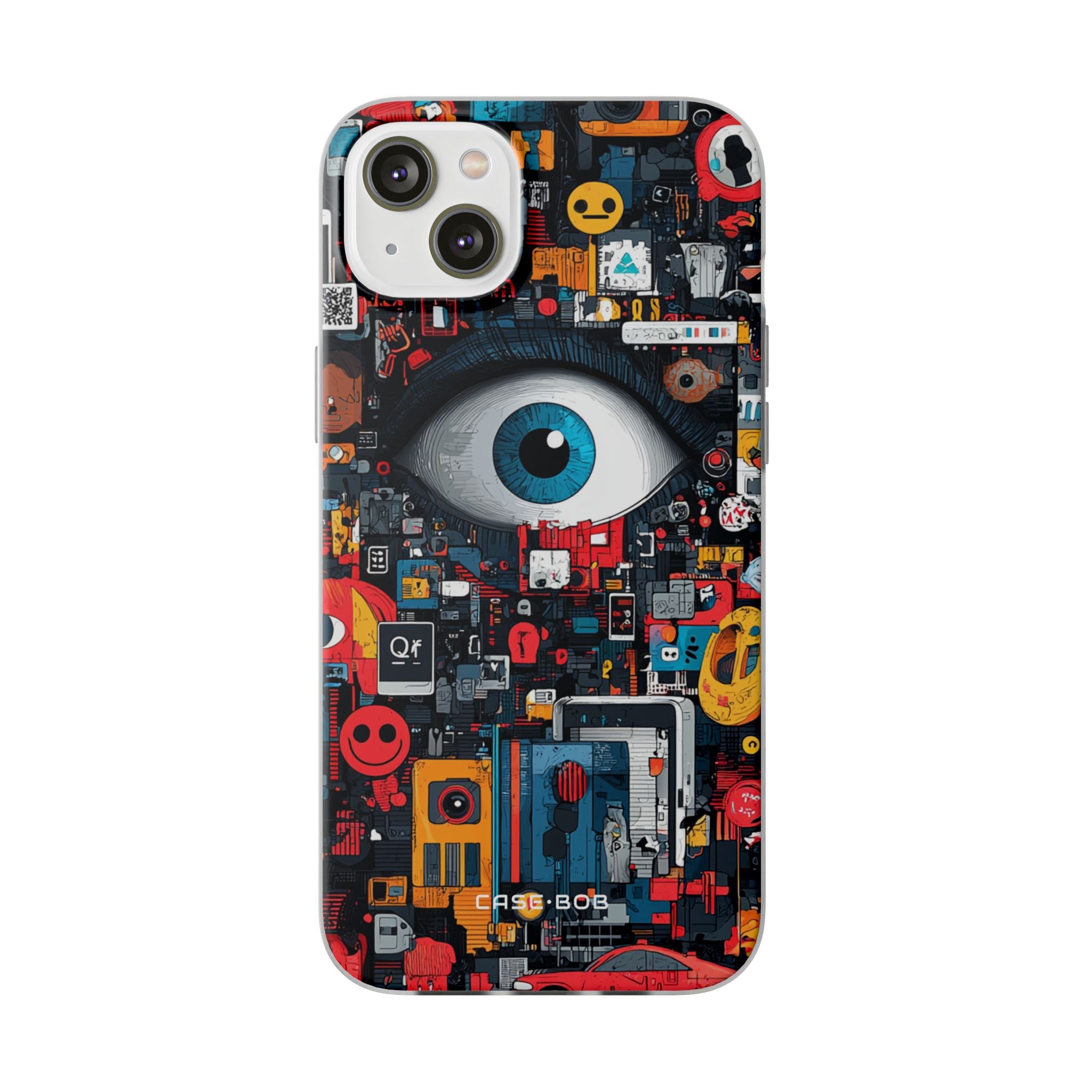 Digital Eye Blue iPhone 14 Plus Case - Soft