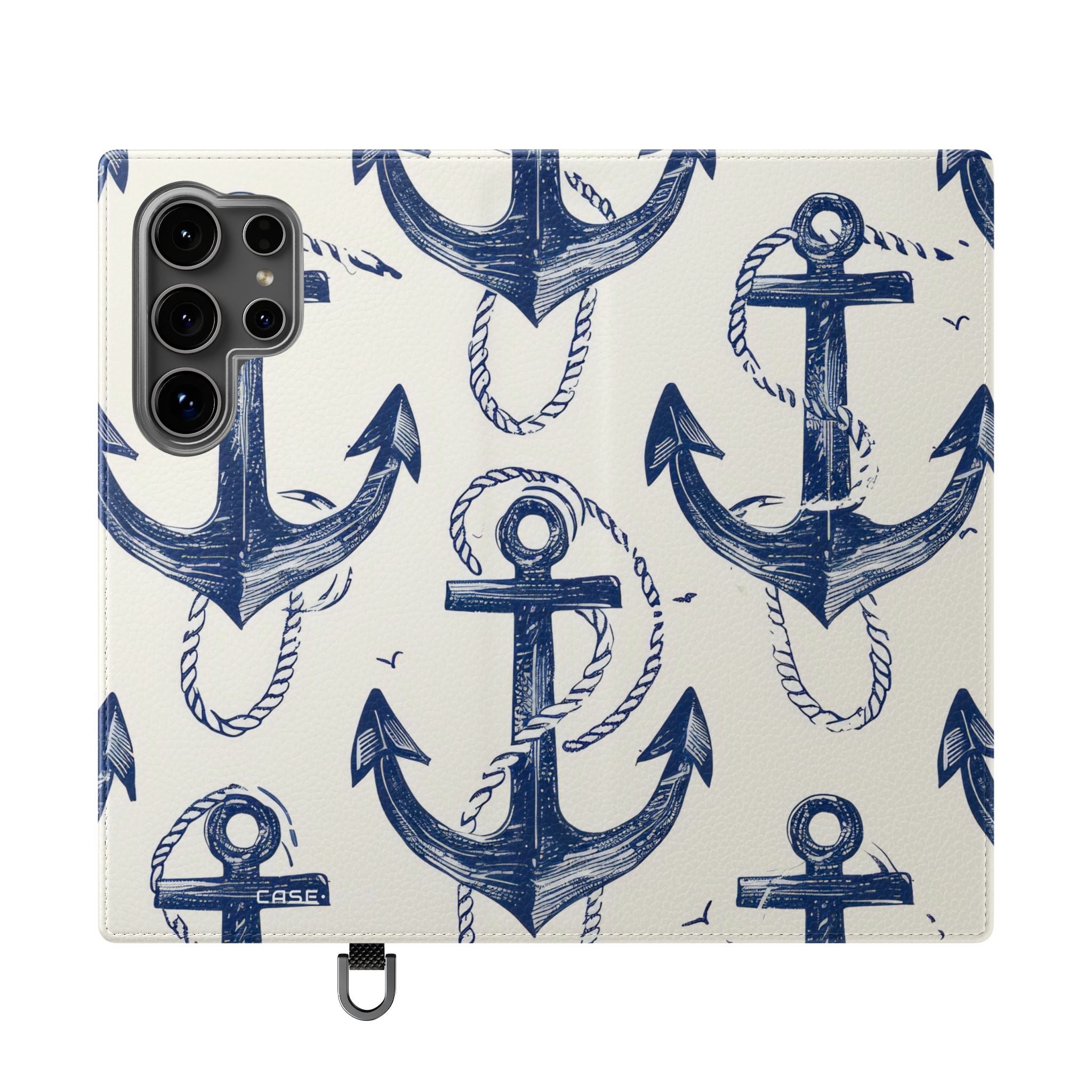 Blue Anchor Breeze - Samsung S24 Ultra Case - Wallet