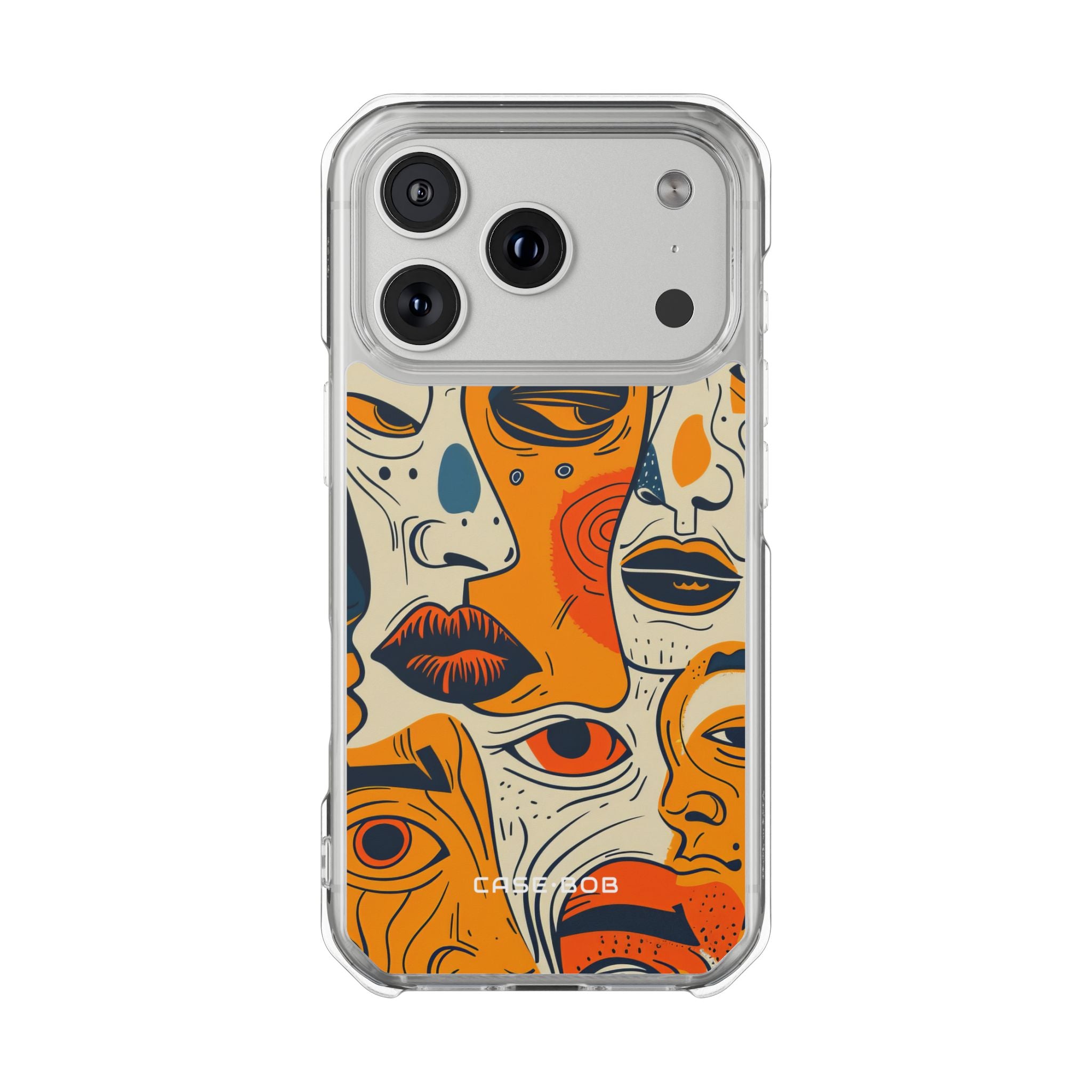 Tangerine Faces iPhone 17 Pro Case - Impact