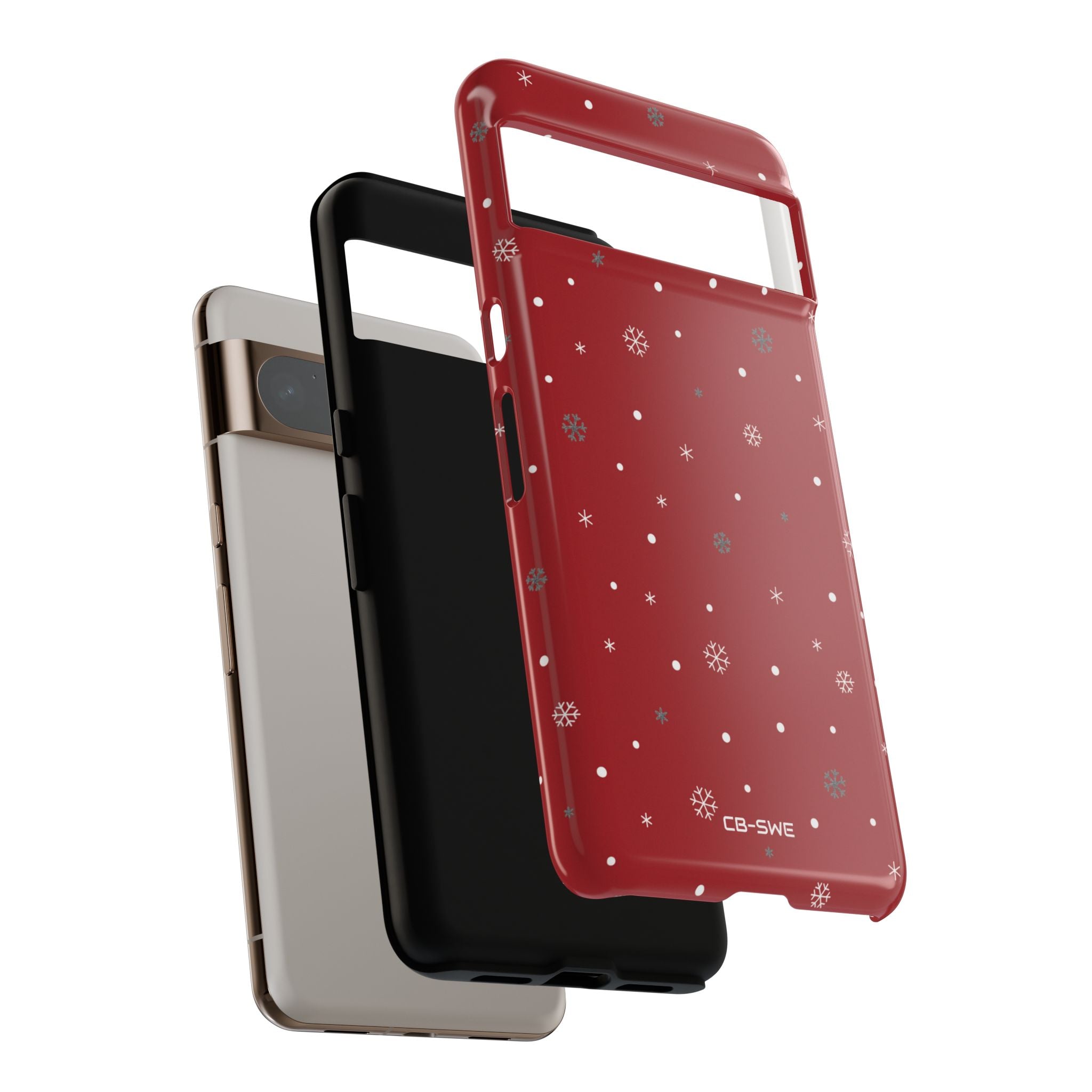 Snowflakes Dance Cheerfully - Google Pixel Case
