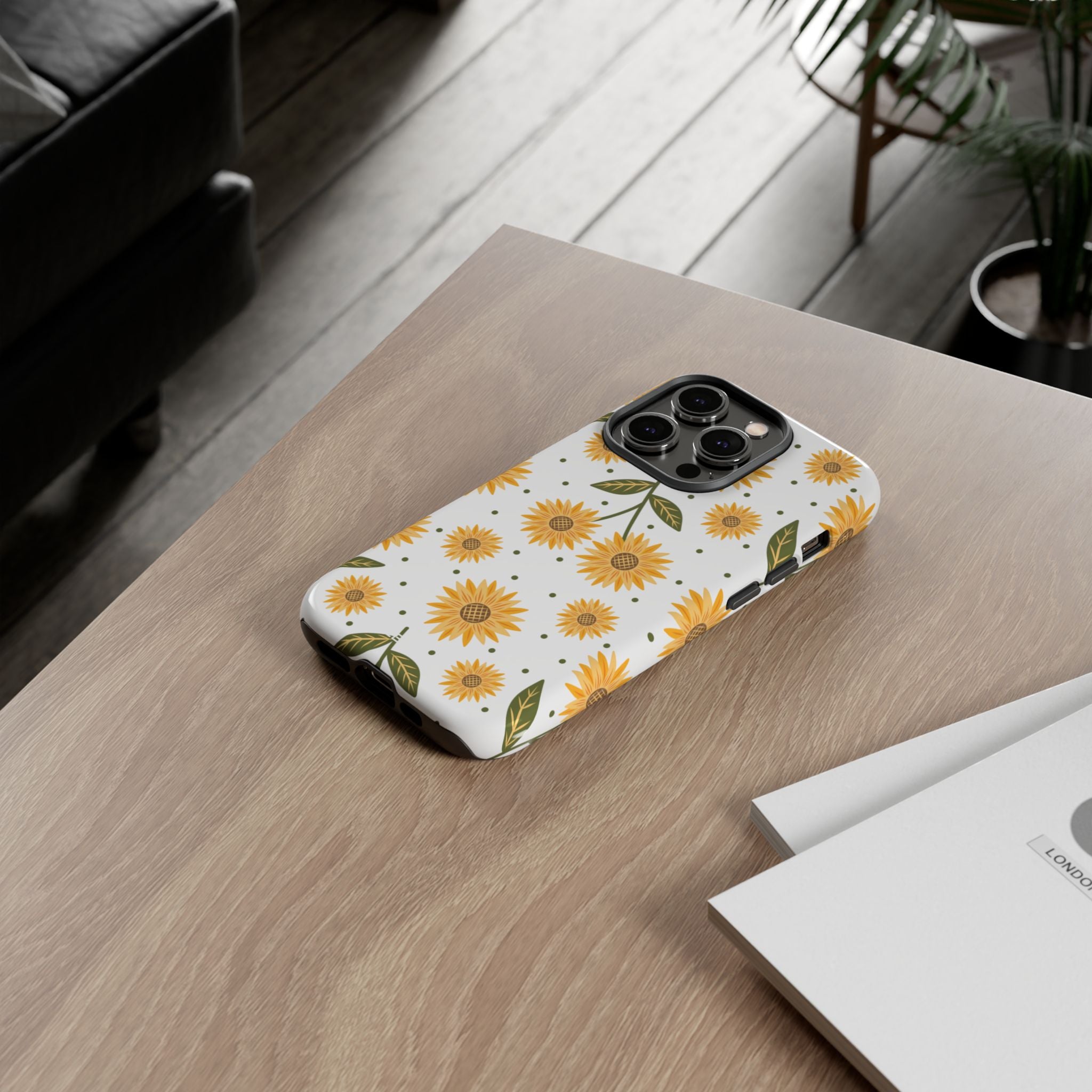 Sunflowers Dance Brightly - iPhone Case