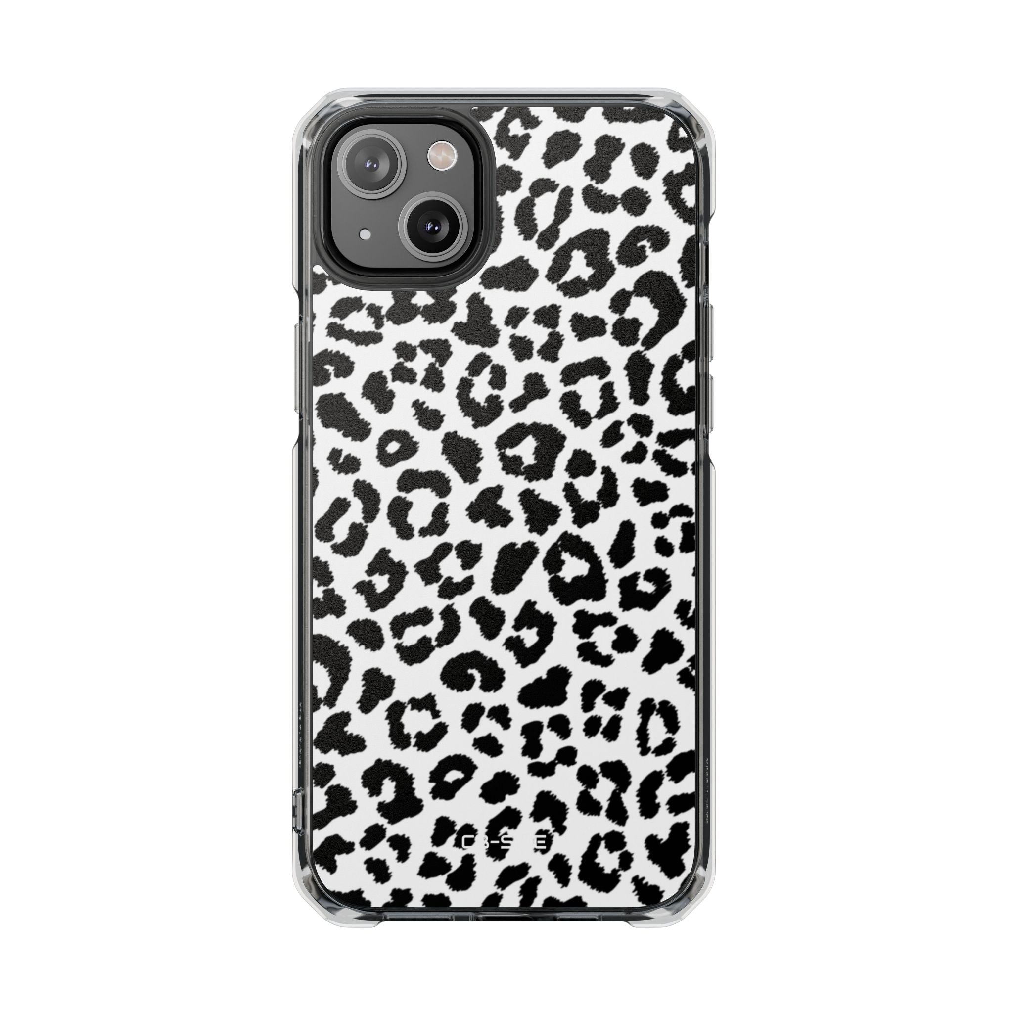 Monochrome Leopard Essence iPhone Case - Impact