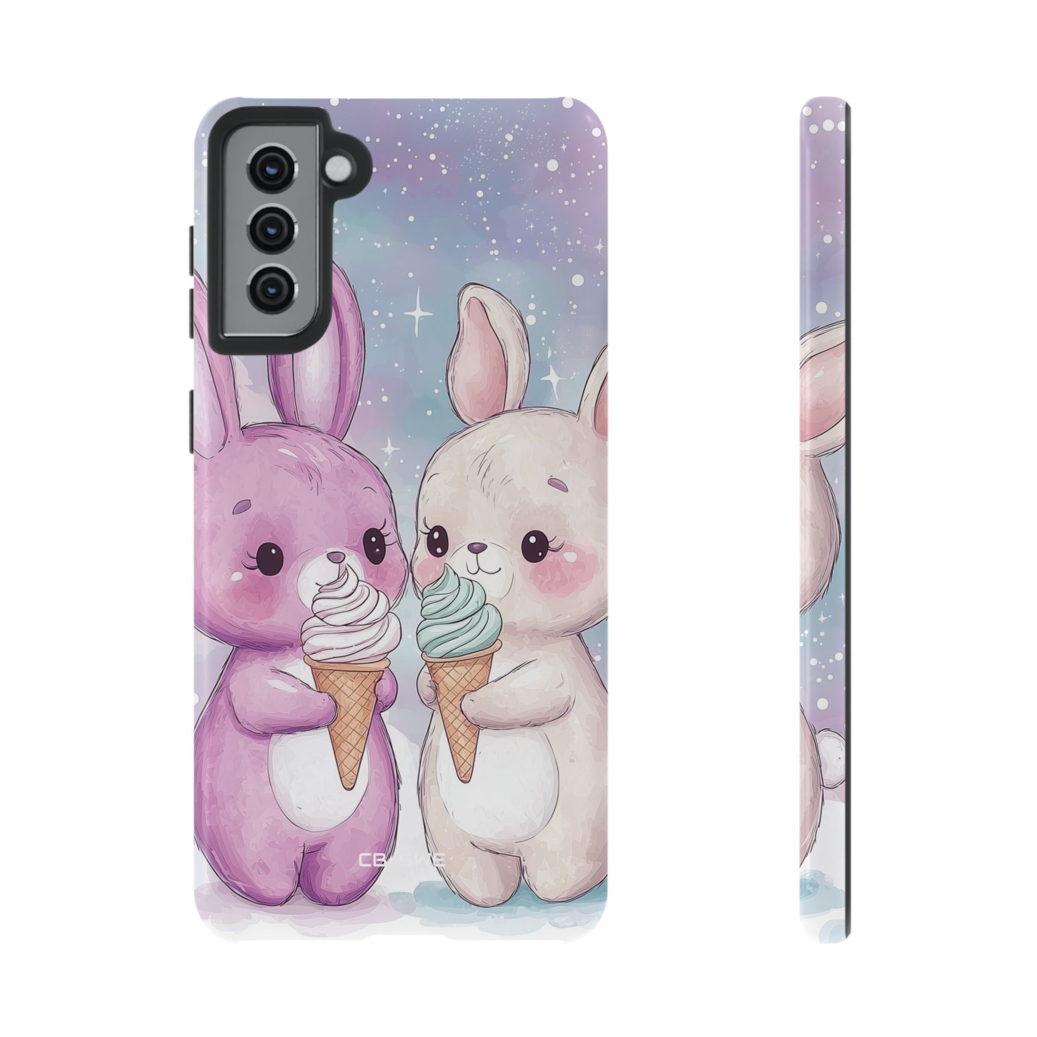 Rabbits Enjoy Ice Cream - Samsung Case