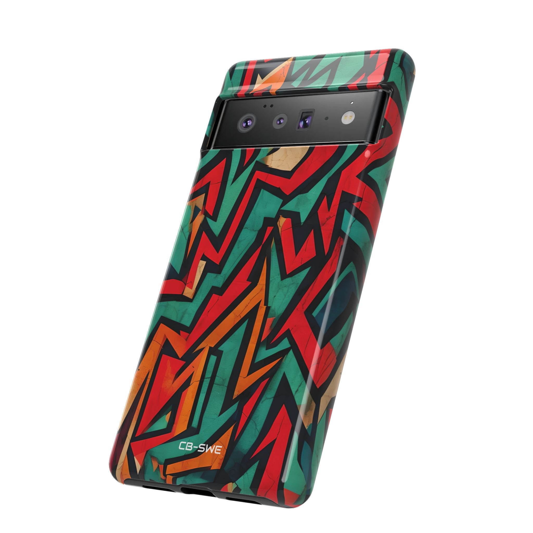 Vivid Geometry Dance - Google Pixel Case