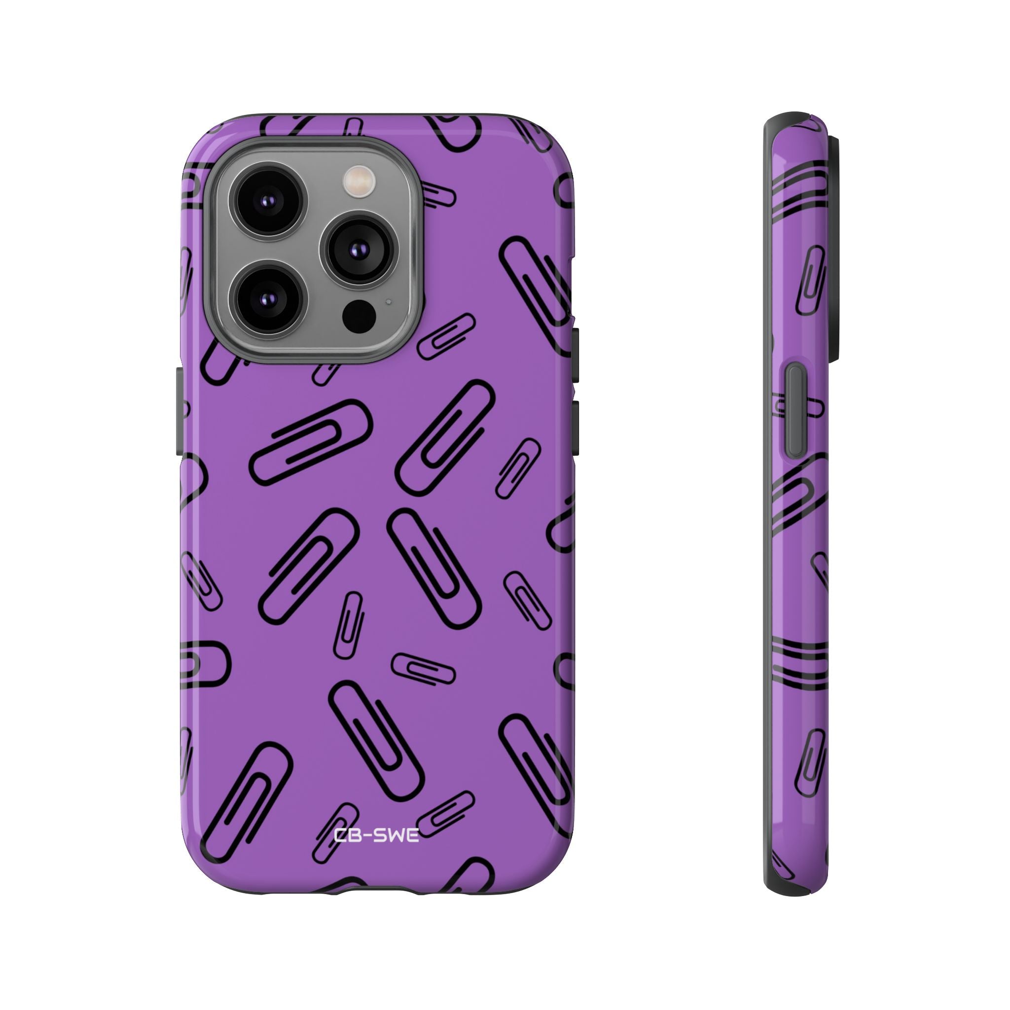 Paperclips Dance Playfully - iPhone Case