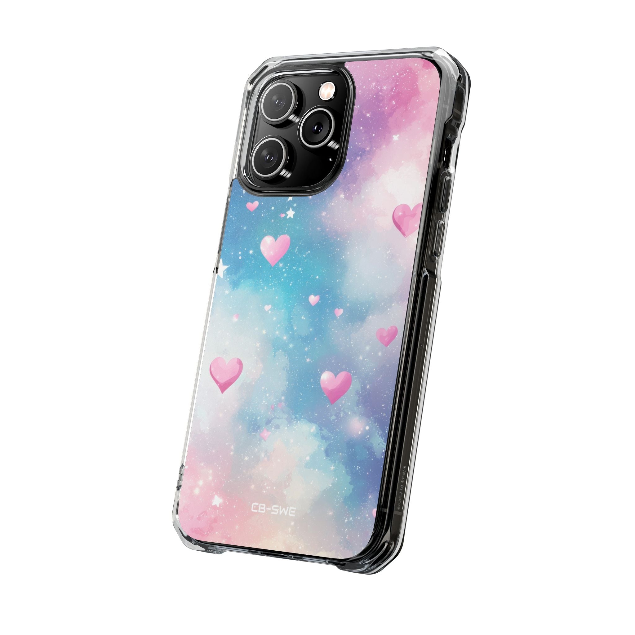 Hearts Float Lightly iPhone Case - Impact