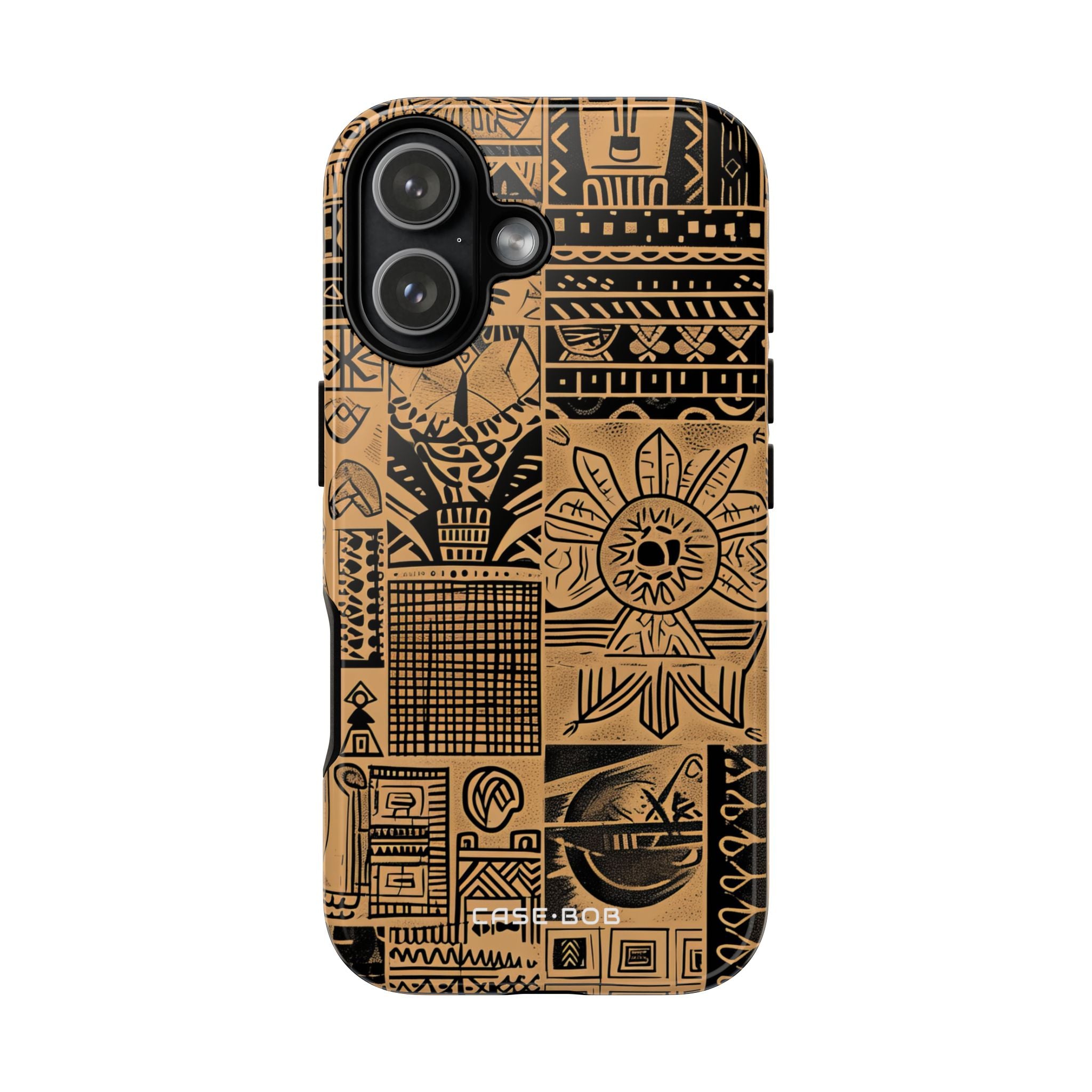 Tribal Faces iPhone 17 Case - Tough