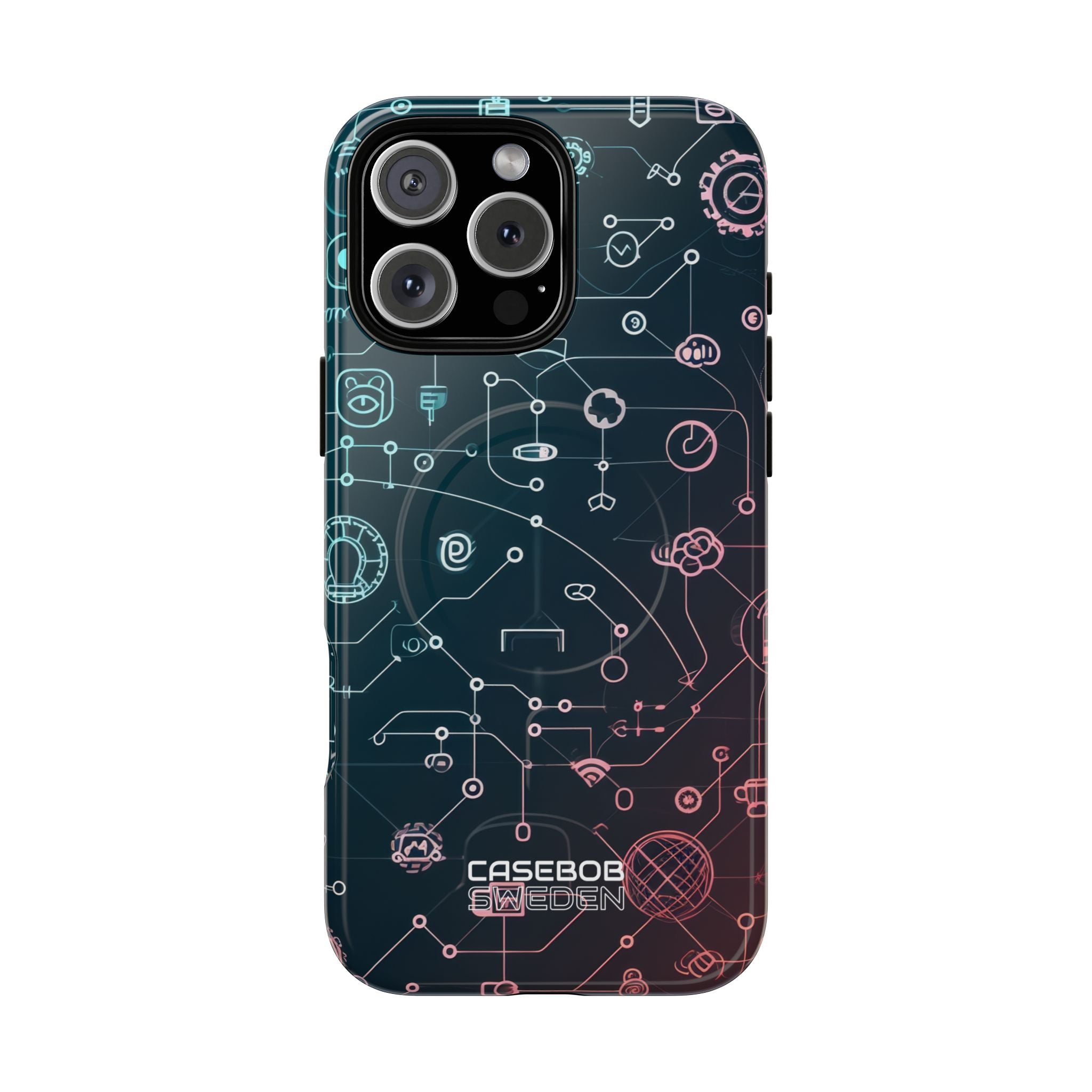Digital Circuit Flow iPhone 16 - Tough+