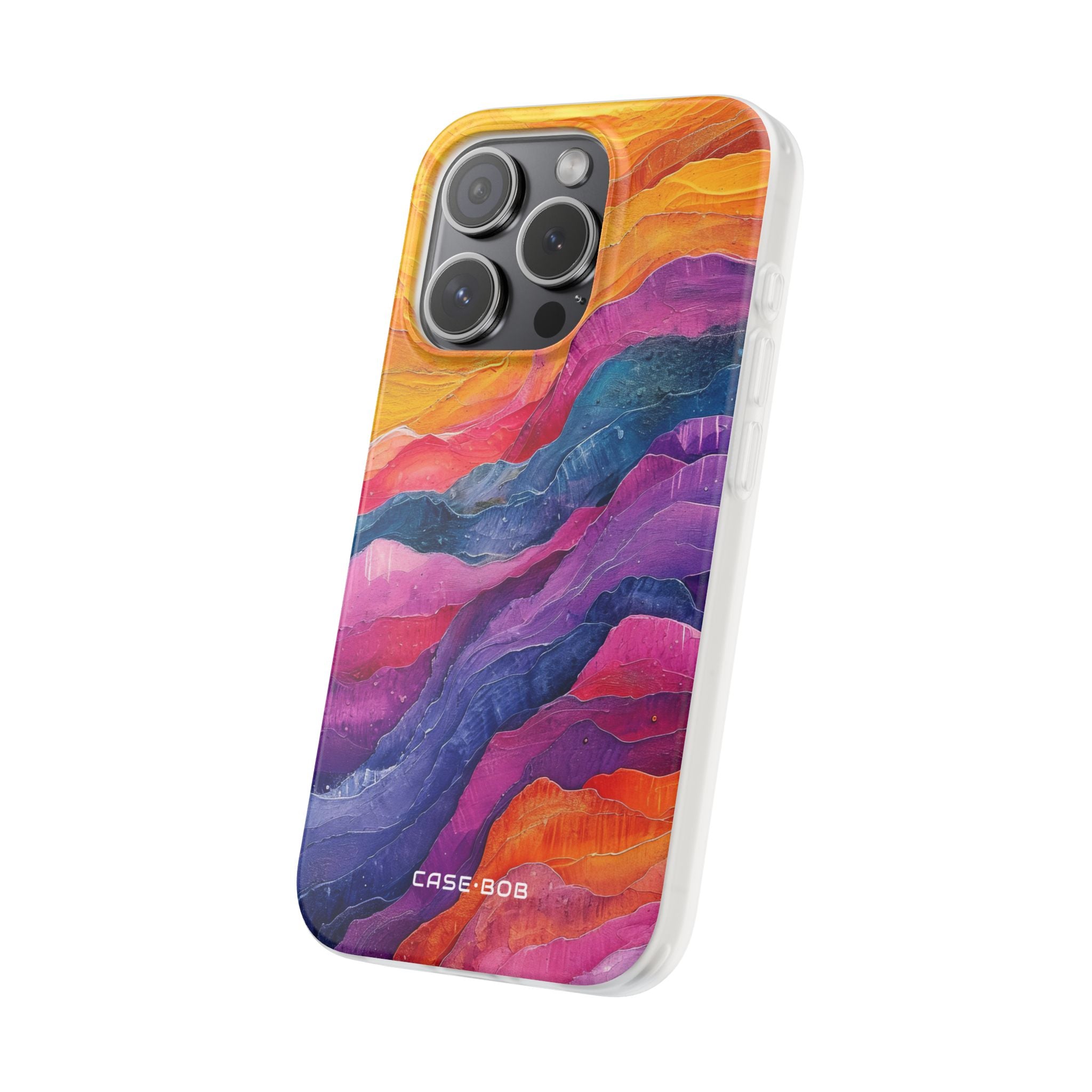 Vibrant Flow iPhone 15 Pro Case - Soft