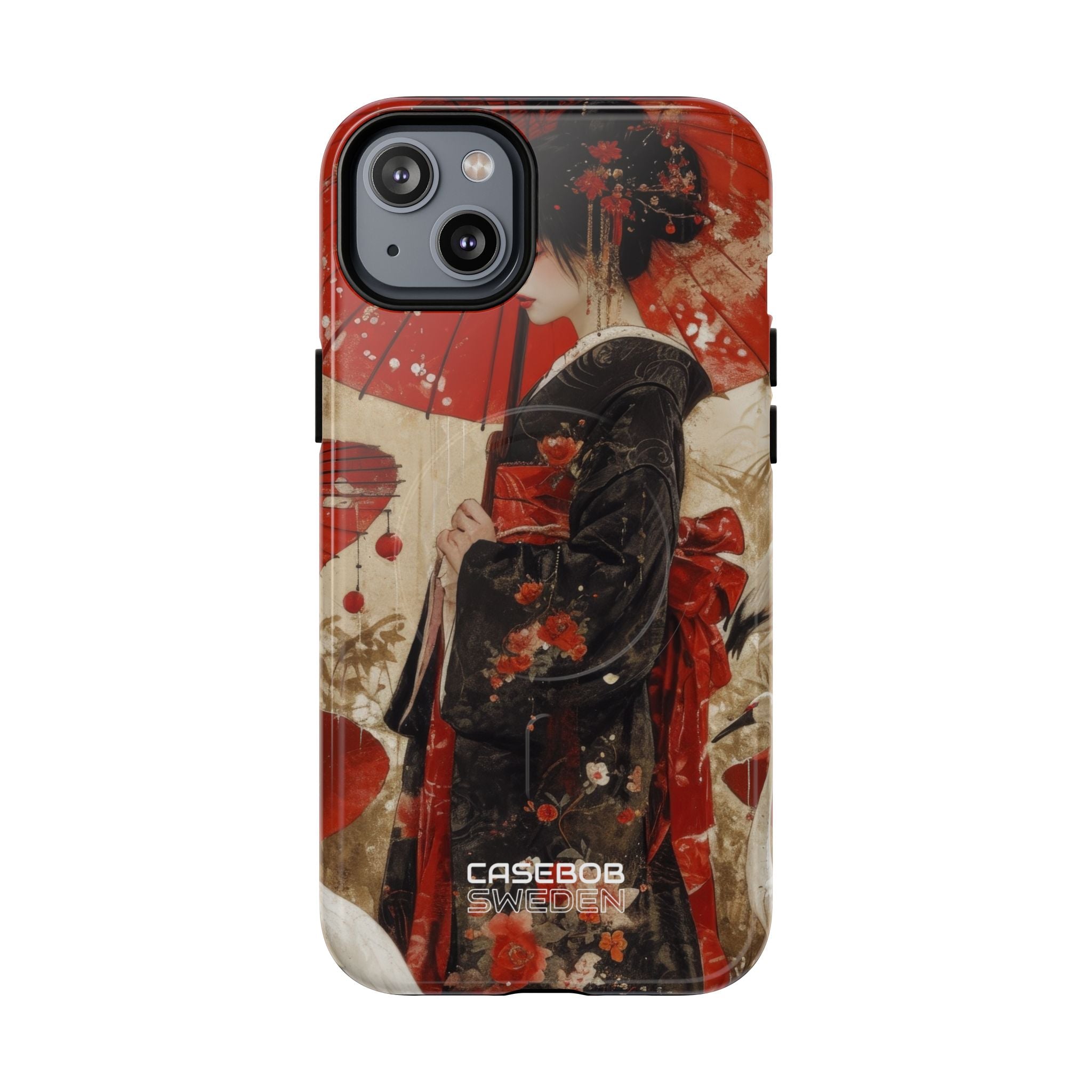 Scarlet Crane Dreams iPhone 14 - Tough+