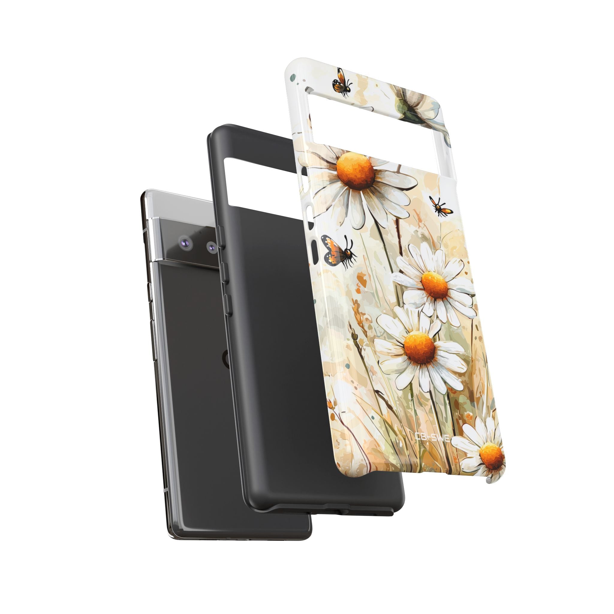 Daisies Dance Light - Google Pixel Case