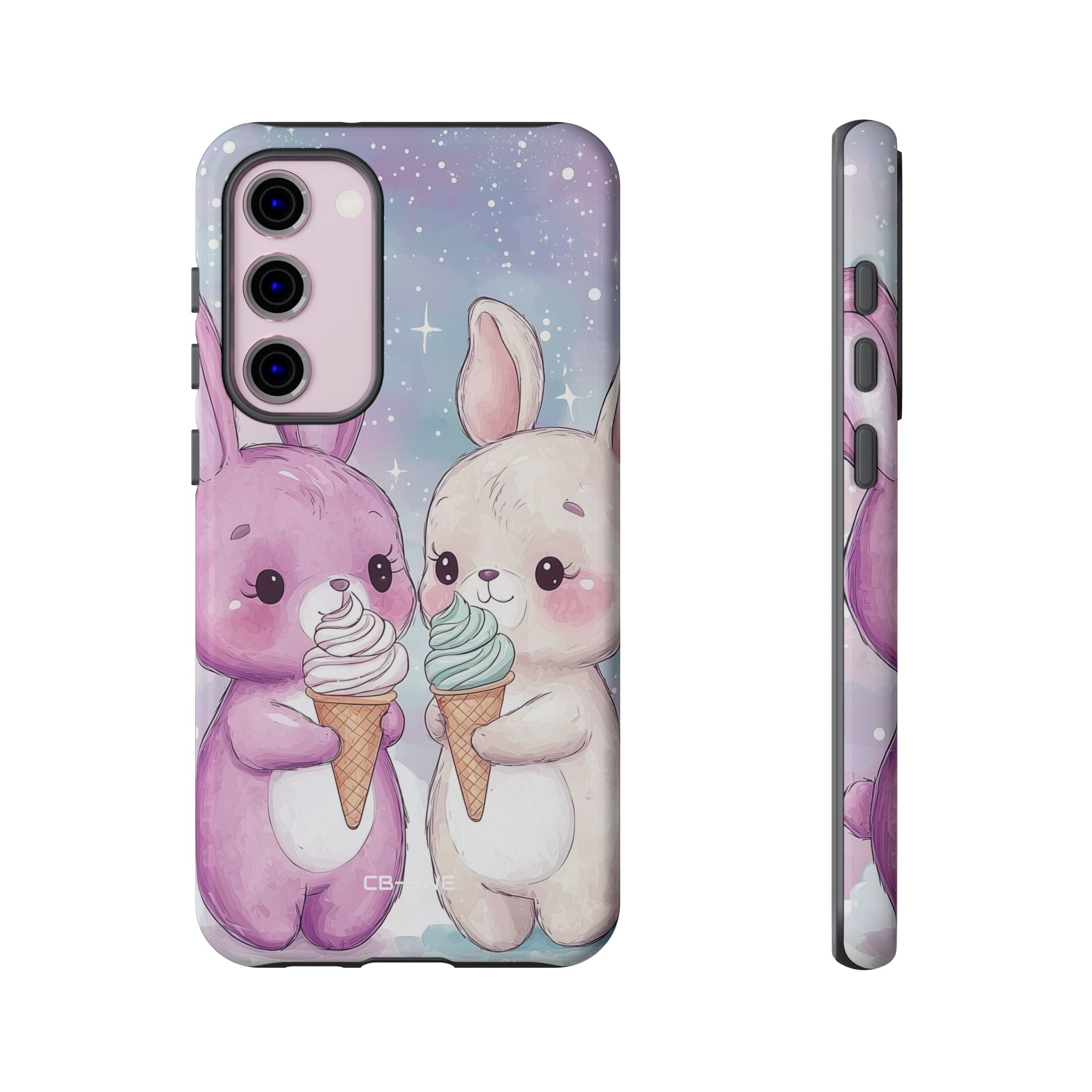 Rabbits Enjoy Ice Cream - Samsung Case
