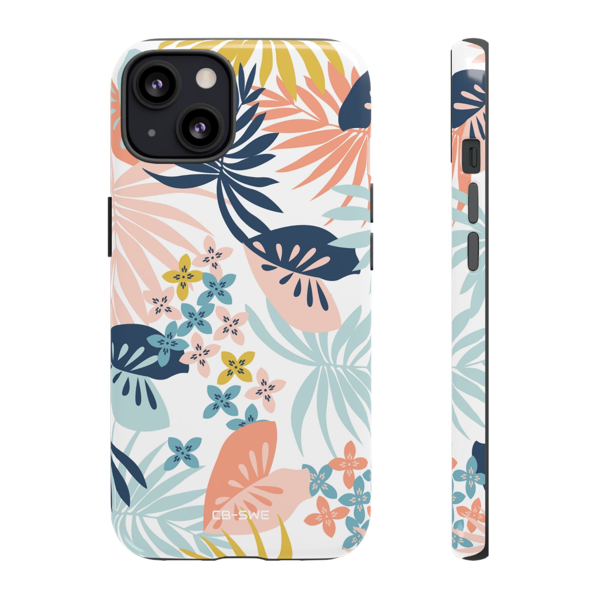 Tropical Foliage Blooms - iPhone Case