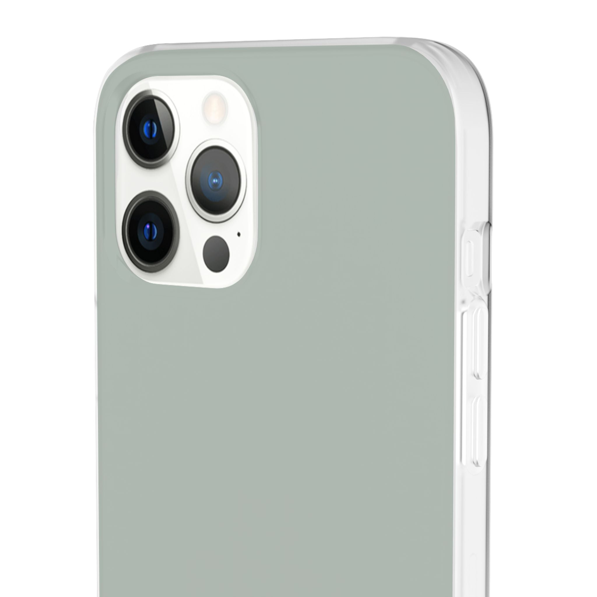 Aschgraue iPhone-Hülle – Flexi