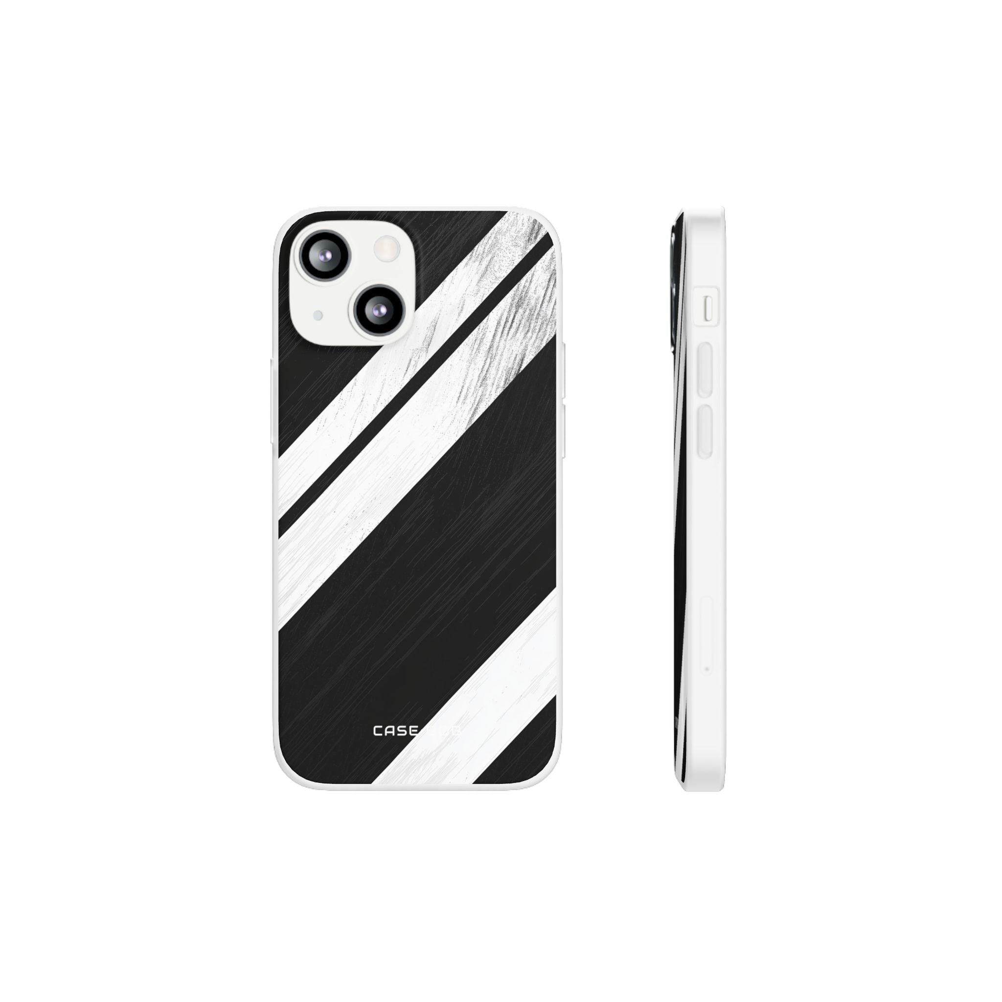 Distressed Stripe Motion iPhone 13 mini Case - Soft