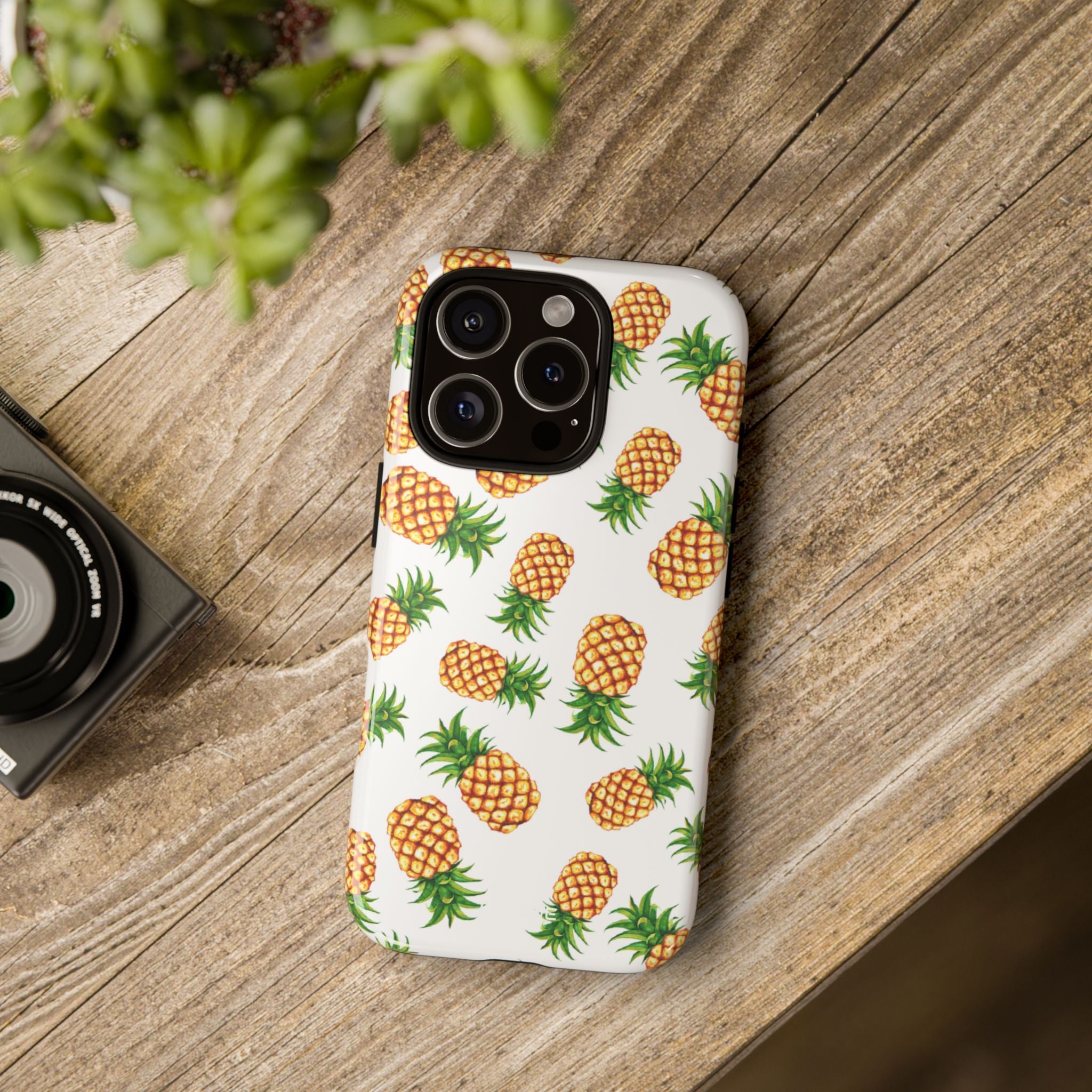 Pineapples Dance Joyfully - iPhone Case