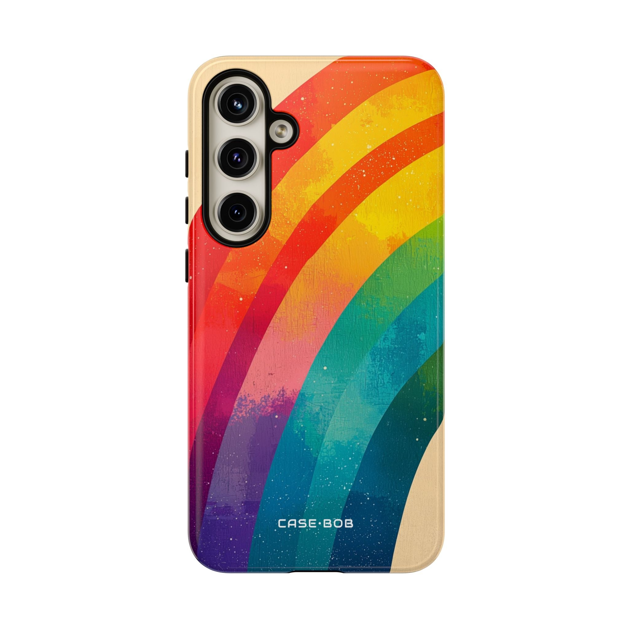 Textured Rainbow Arc Samsung S24 Plus Case - Tough