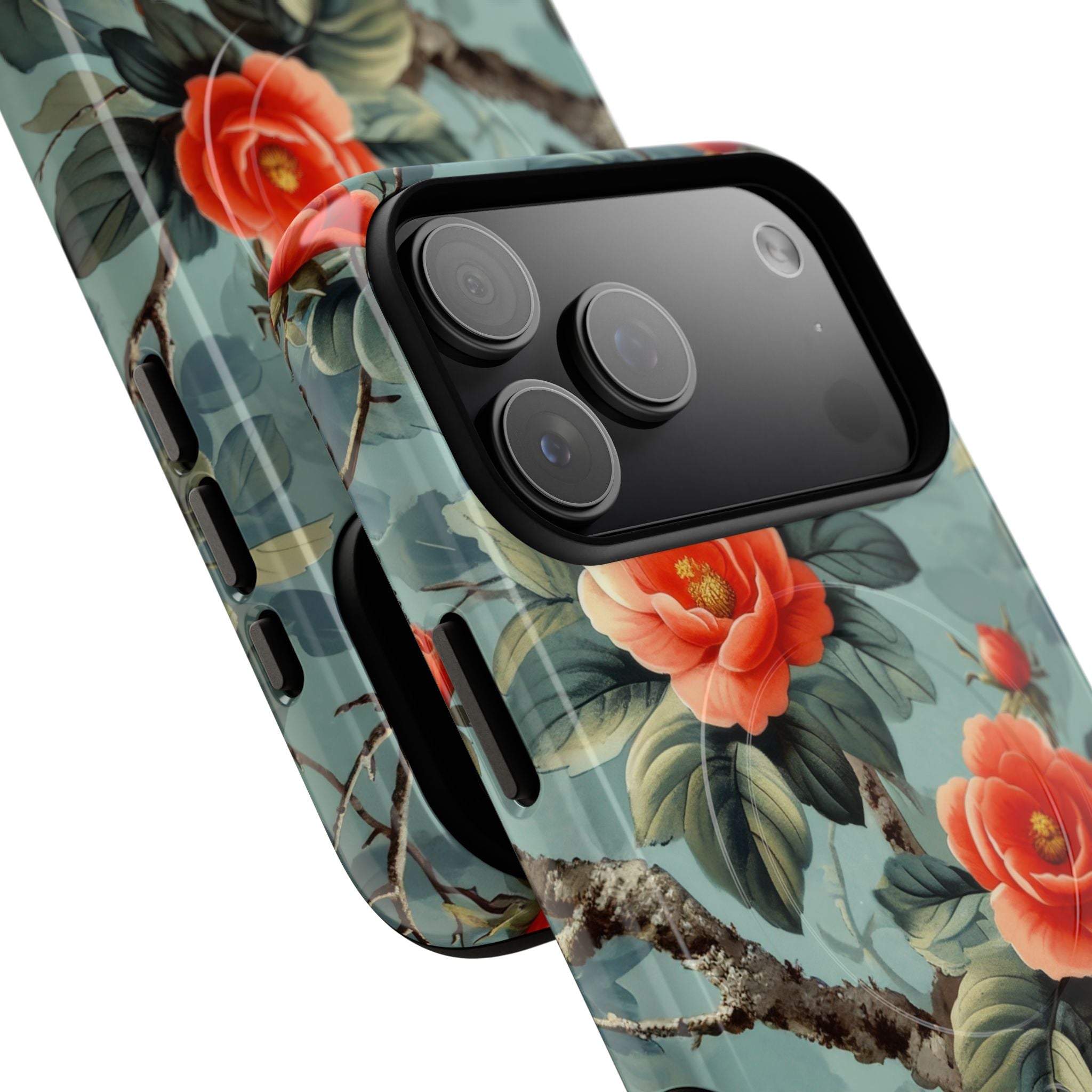 Coral Bloom iPhone 17 Pro Max Case - Tough+