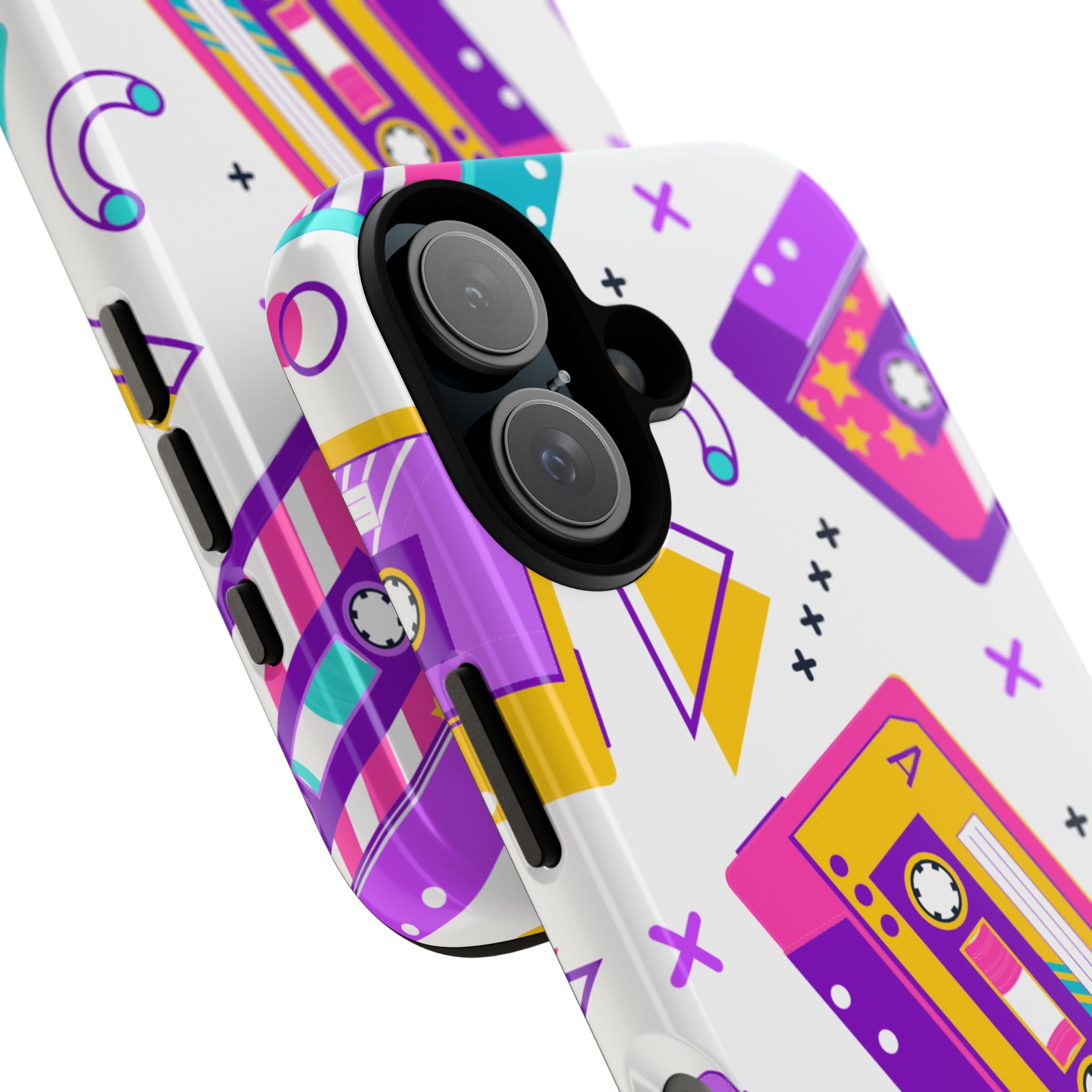 Retro Cassette Chaos - iPhone Case