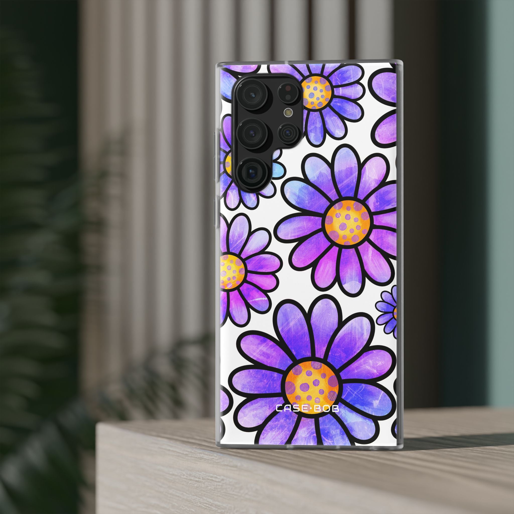 Polka Dot Blooms Samsung S22 Ultra Case - Soft