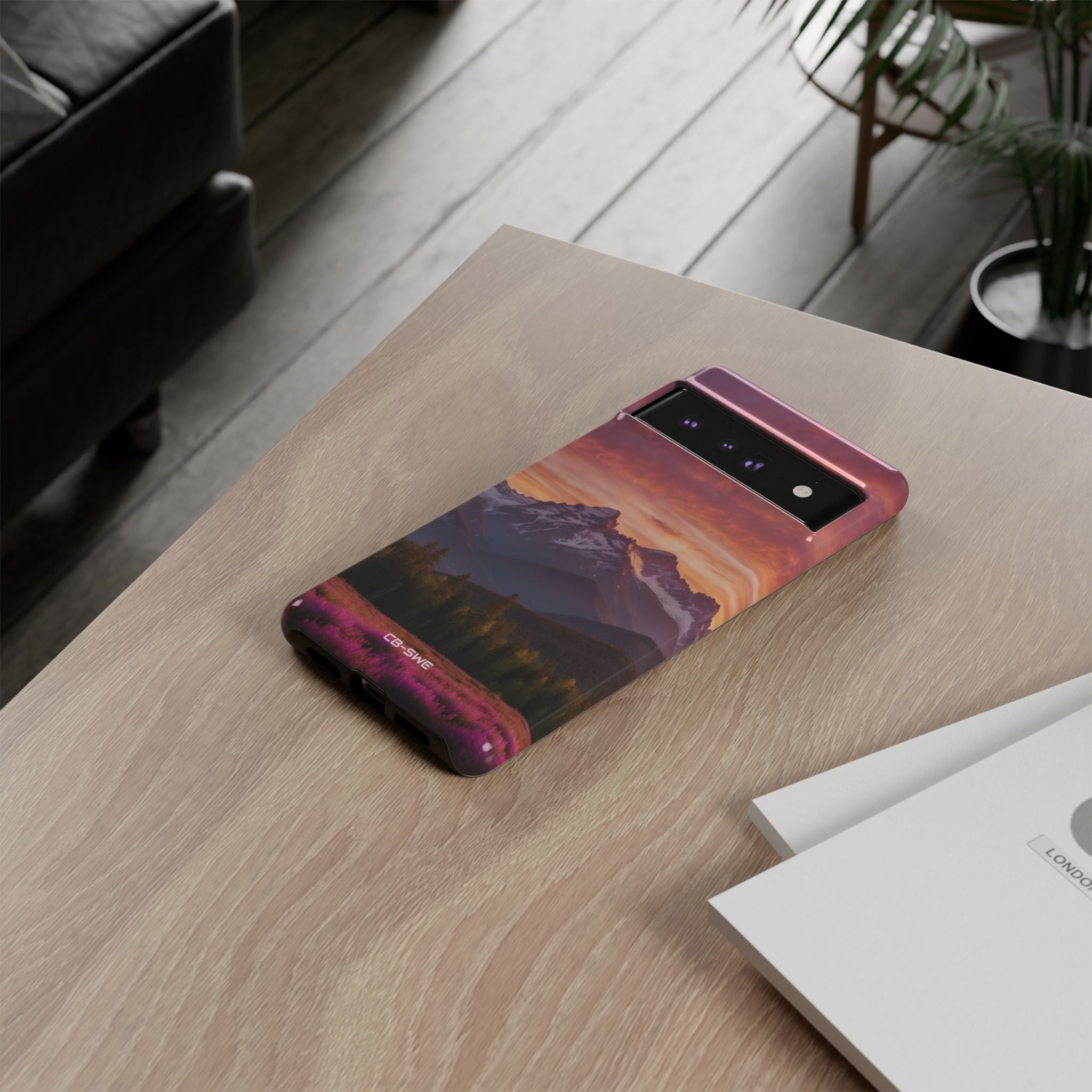 Mountain Peaks Glow - Google Pixel Case