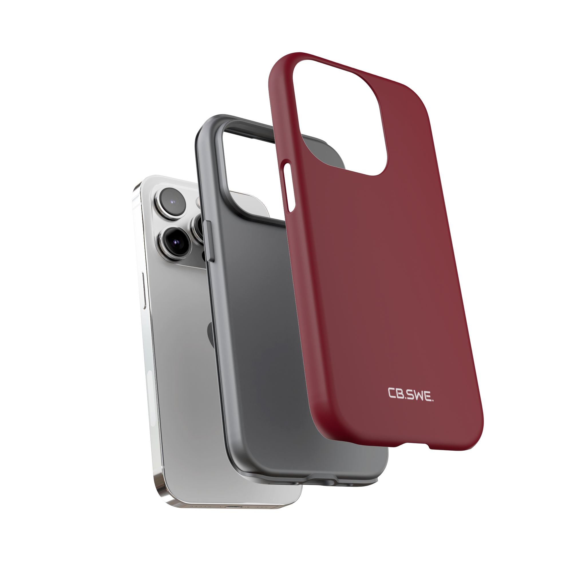 Burgundy iPhone Case - Tough