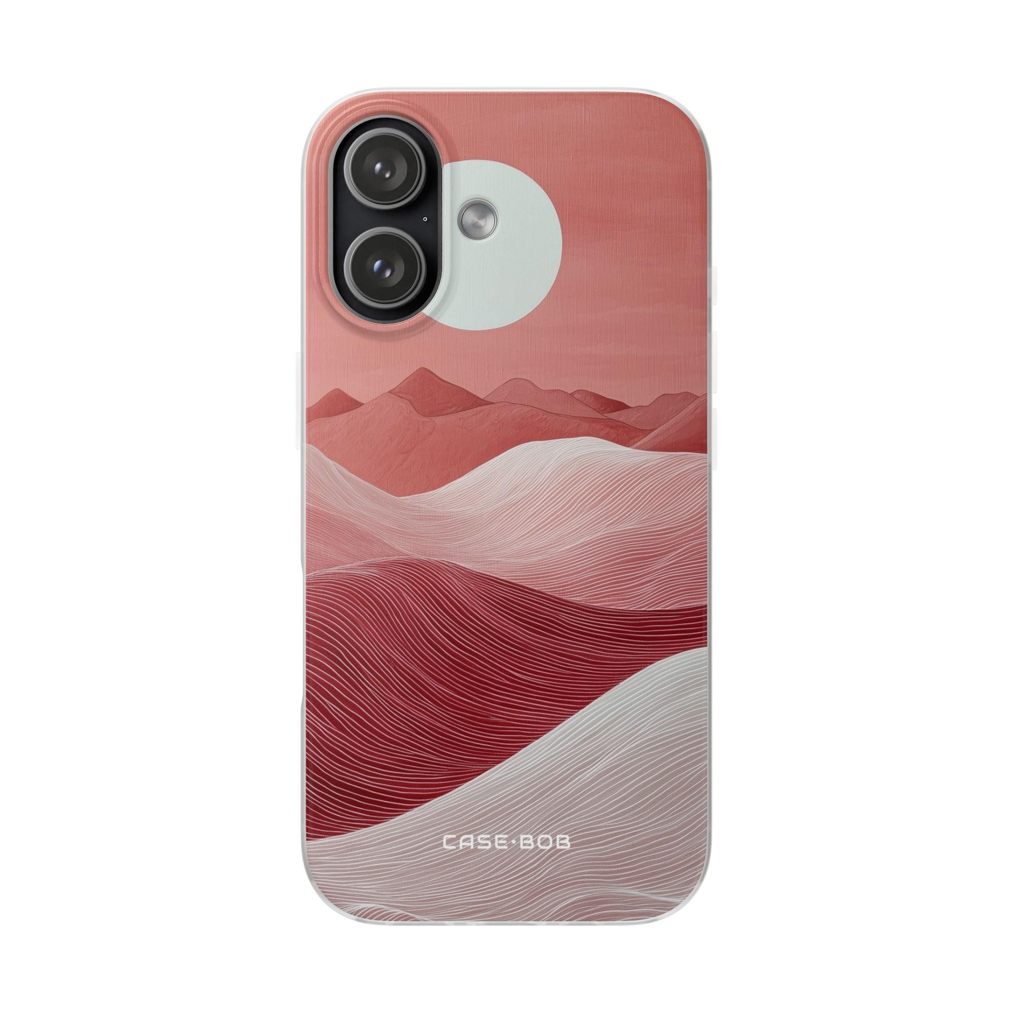 White Orb Dunes iPhone 17 Case - Soft