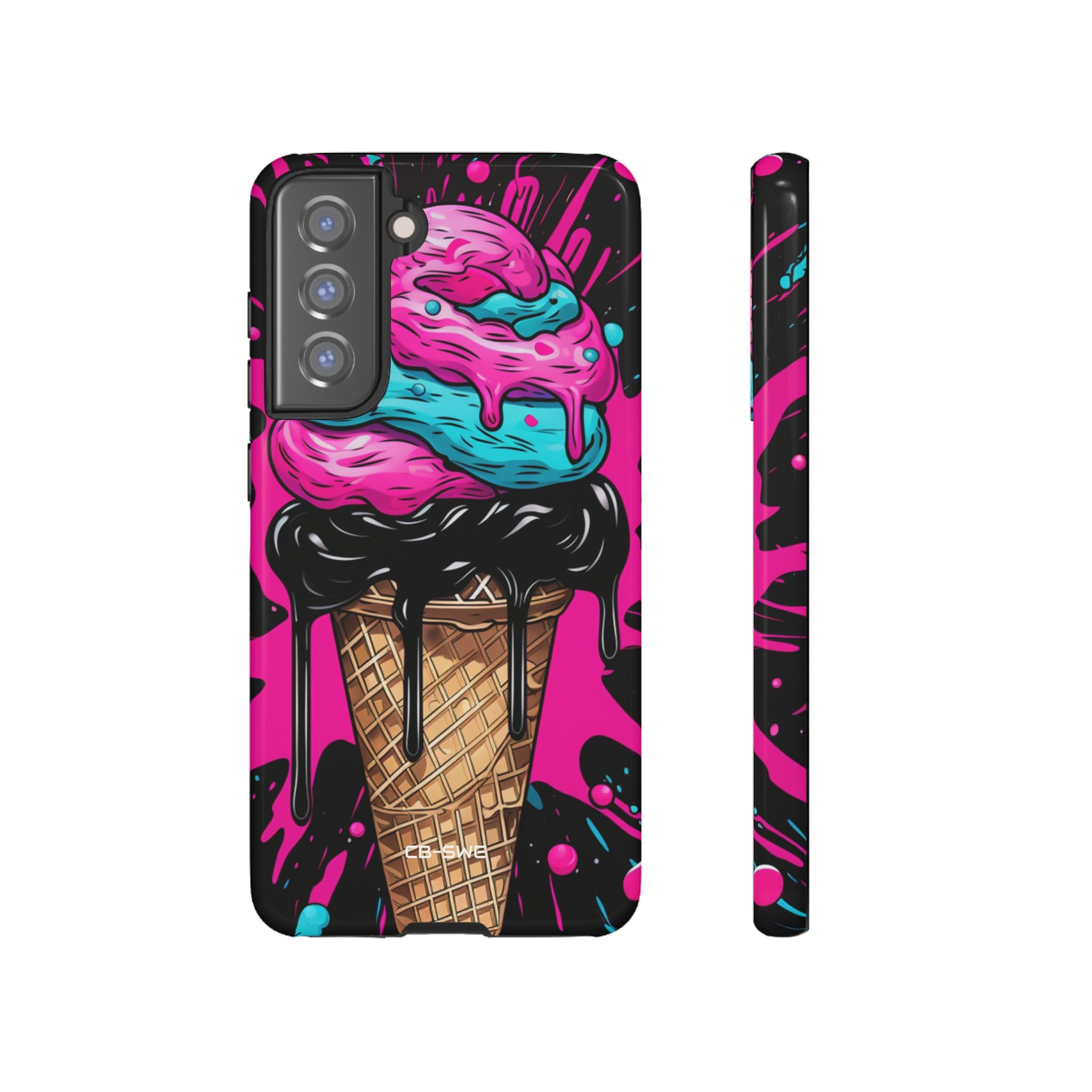 Neon Ice Cream Burst - Samsung Case