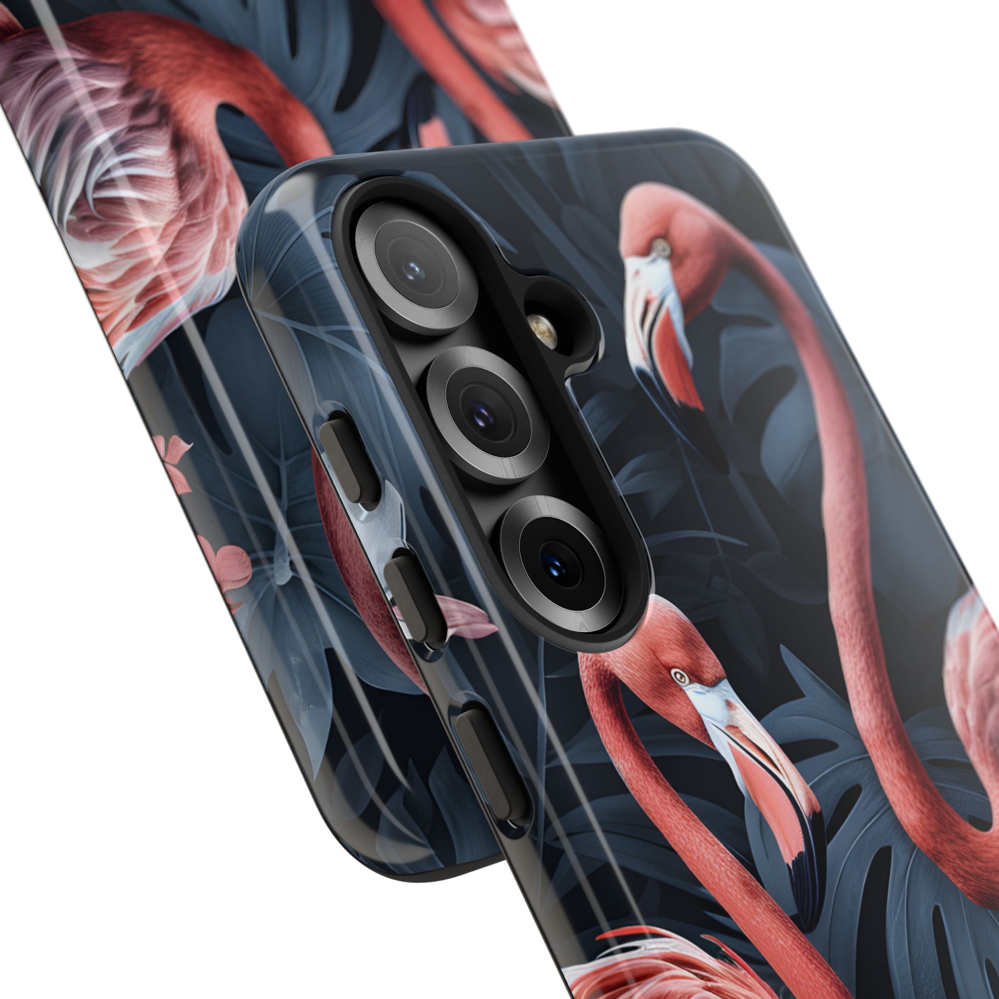 Flamingos Embrace Nature - Samsung Case