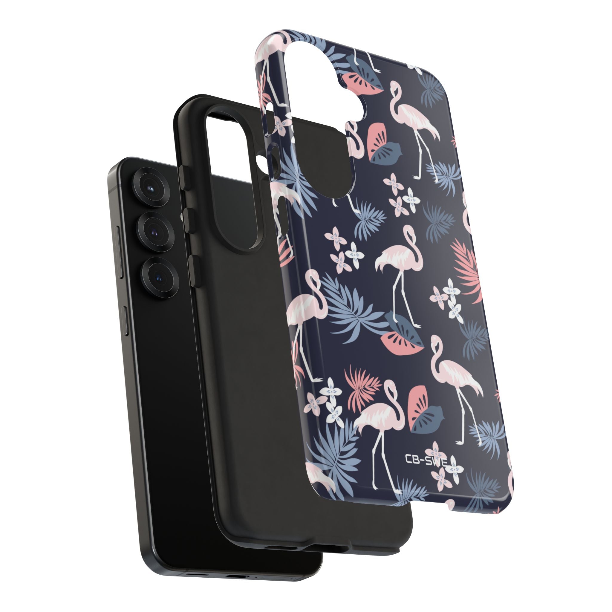 Flamingos Dance Playfully - Samsung Case