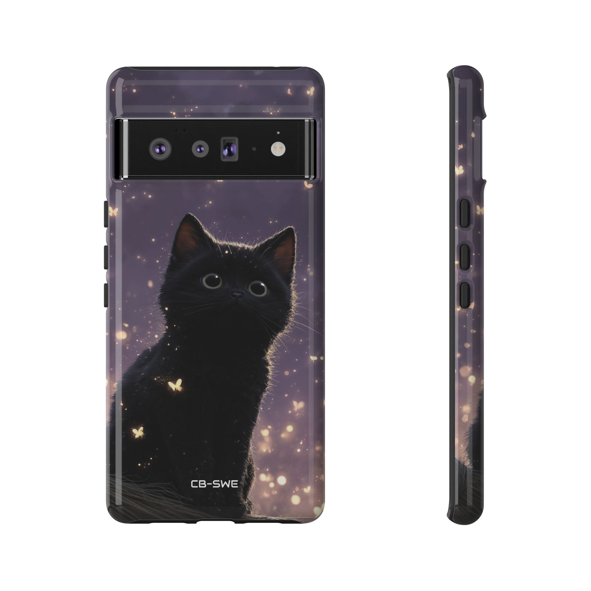Whimsical Cat Soars - Google Pixel Case