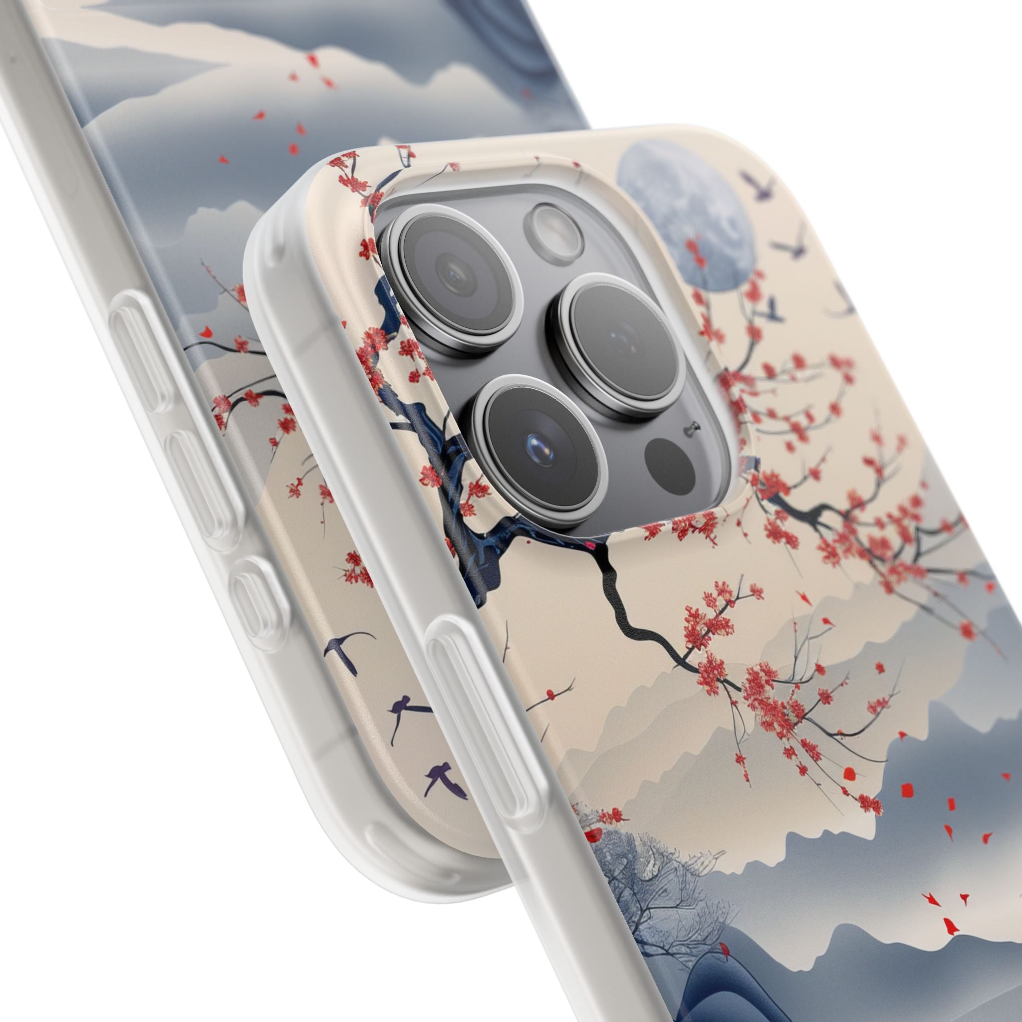 Blossom Moonbranch iPhone 15 Pro Case - Soft