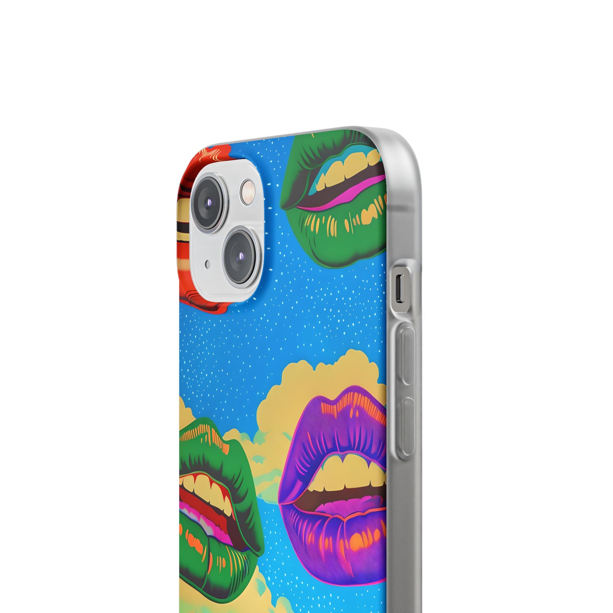 Colorful Lipscape iPhone 14 Case - Soft