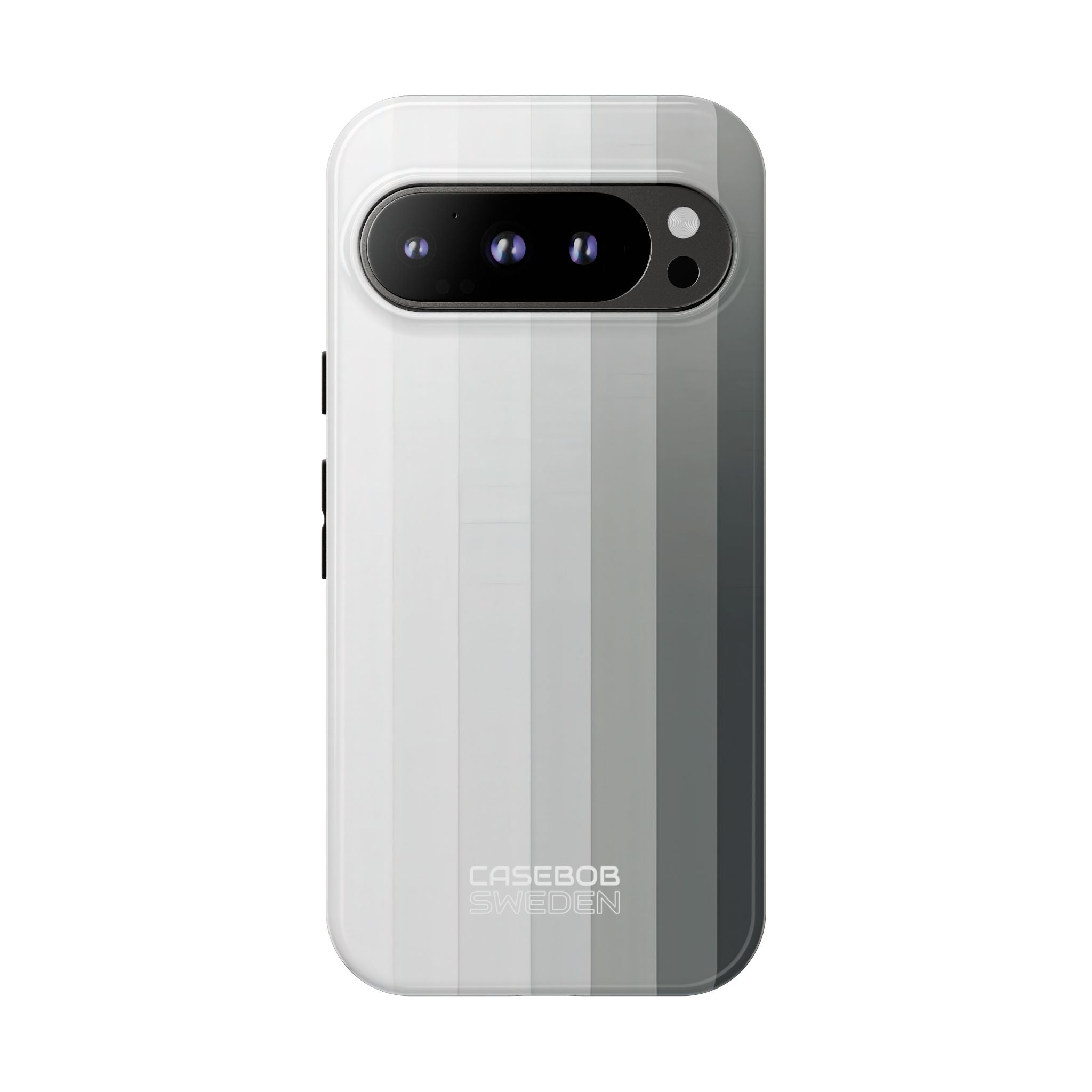 Silver Gradient Stripes Google Pixel 9 - Tough