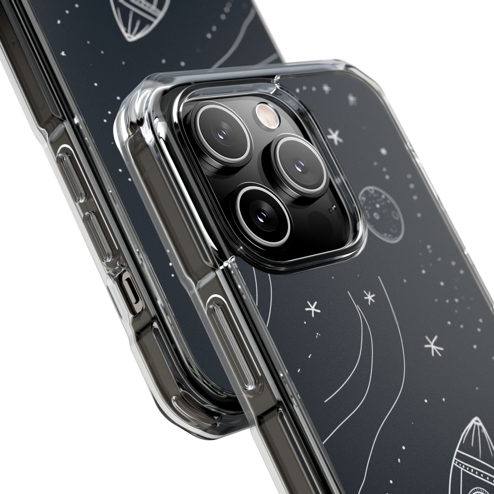 Cosmic Rocket Drift iPhone 14 - Impact Clear+