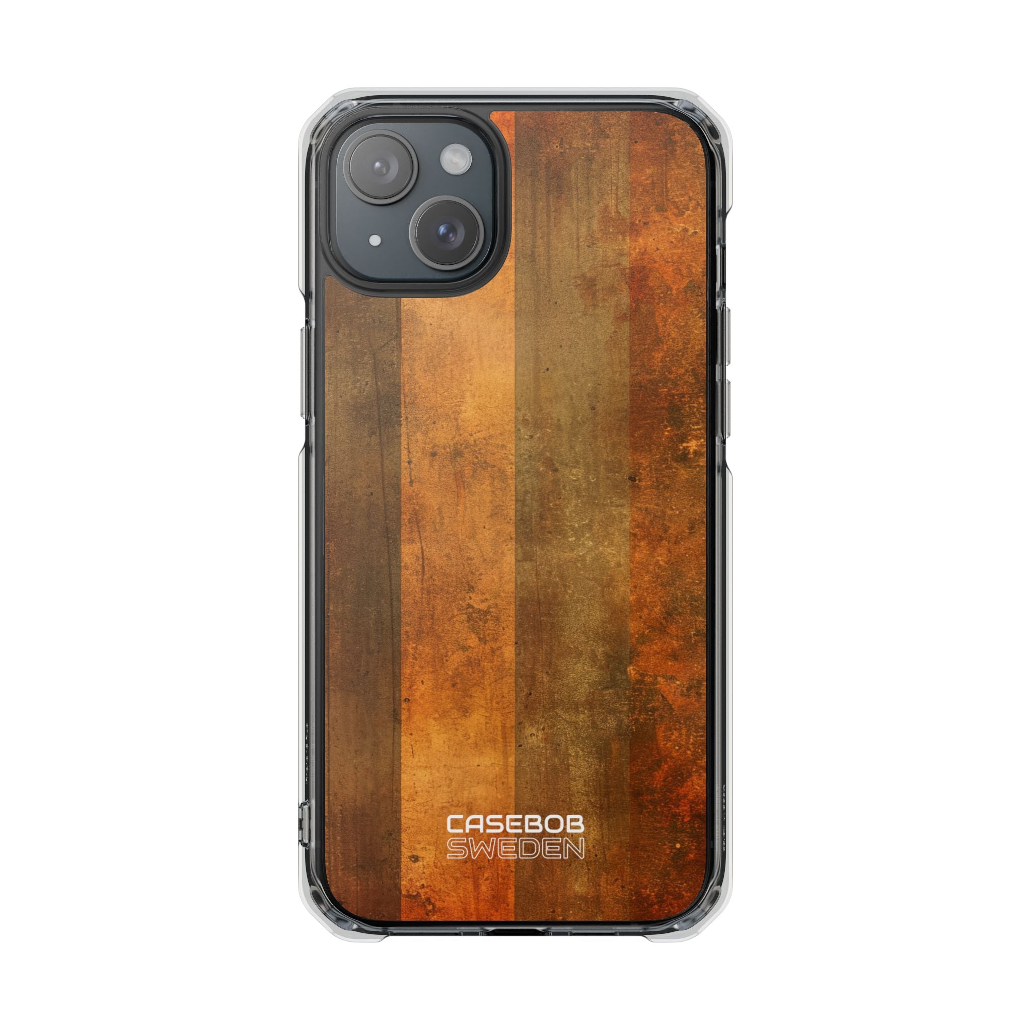 Rustic Striped Texture iPhone 15 - Impact Clear+