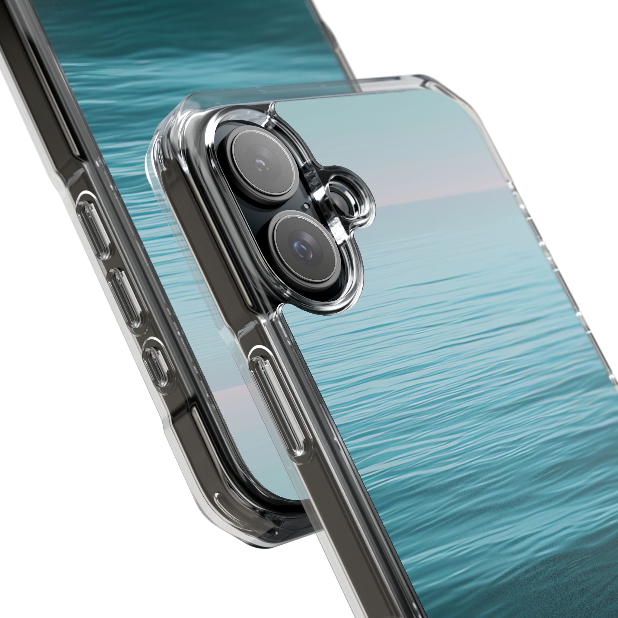 Tranquil Sea Horizon iPhone 16 - Impact Clear+