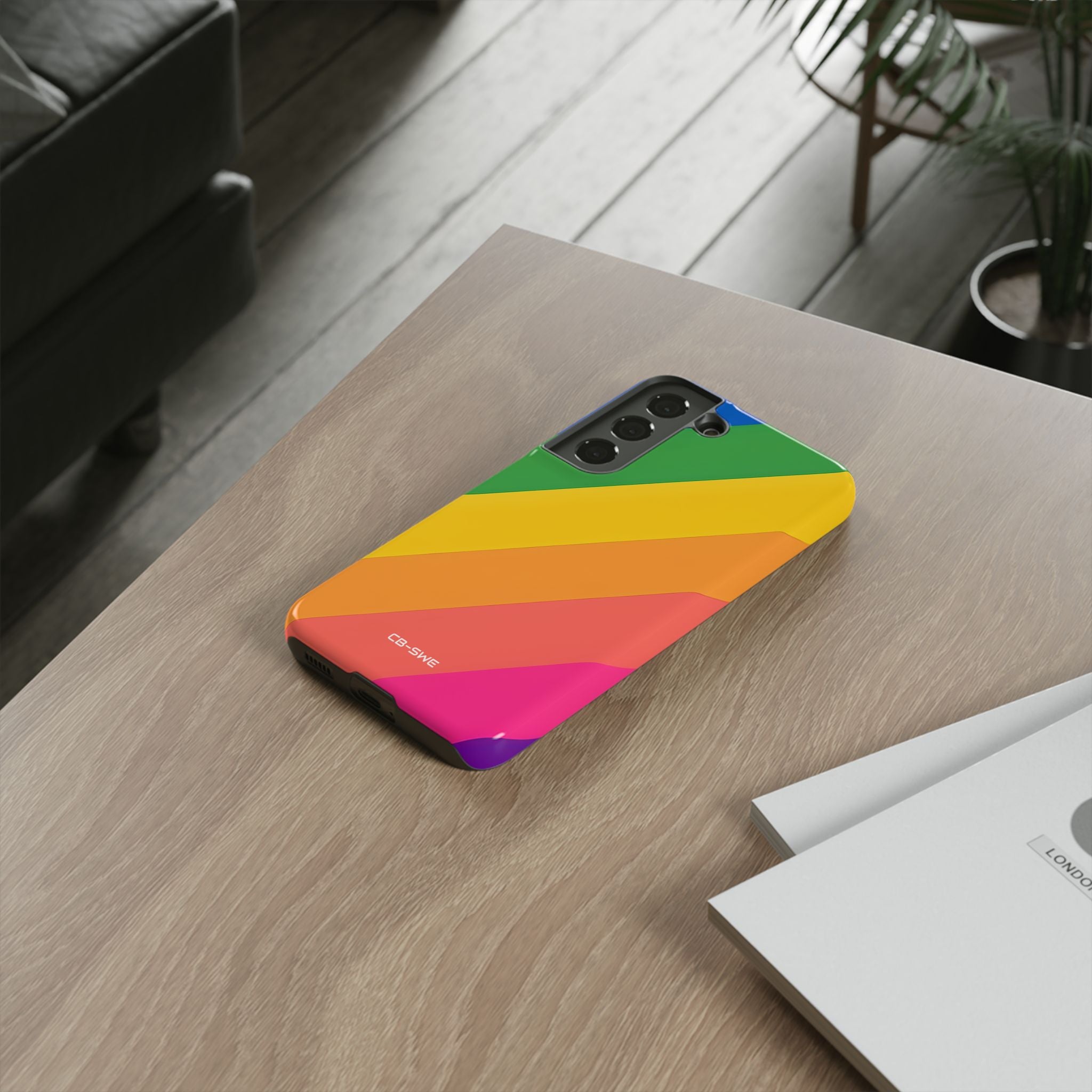 Vibrant Geometric Spectrum - Samsung Case